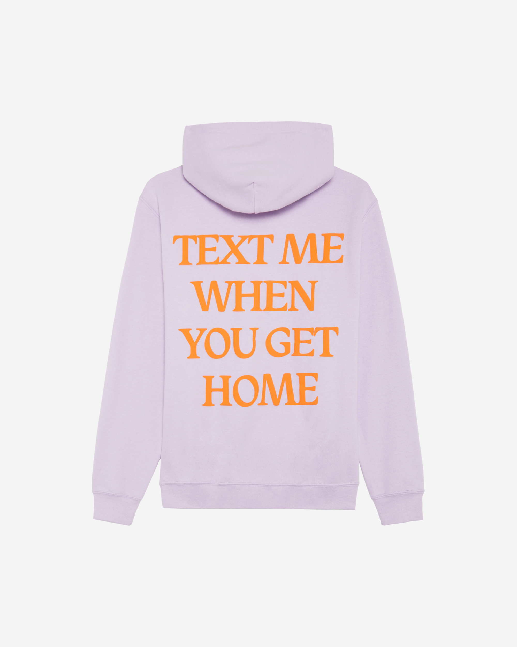 Lonely Ghost Pink Hoodie “Text Me When fashion You Get Home”