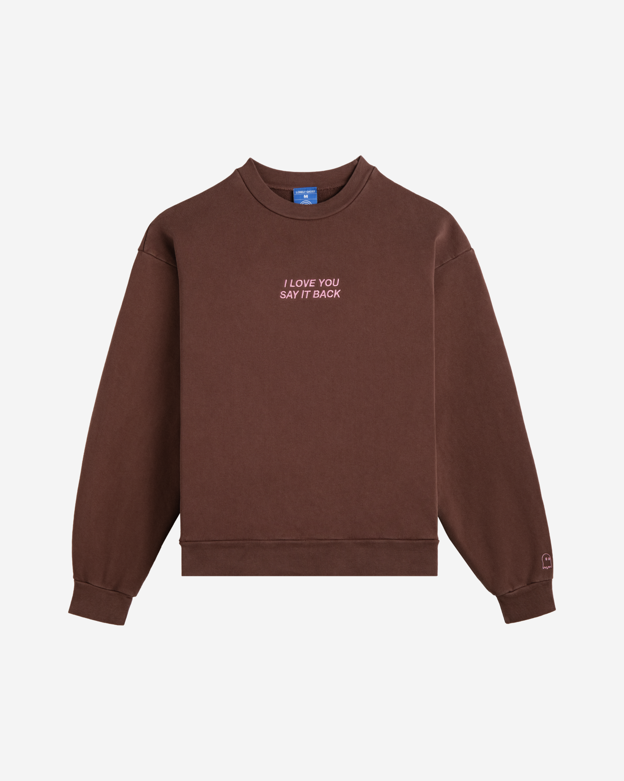 I Love You Say it Back Embroidered Heavyweight Crewneck