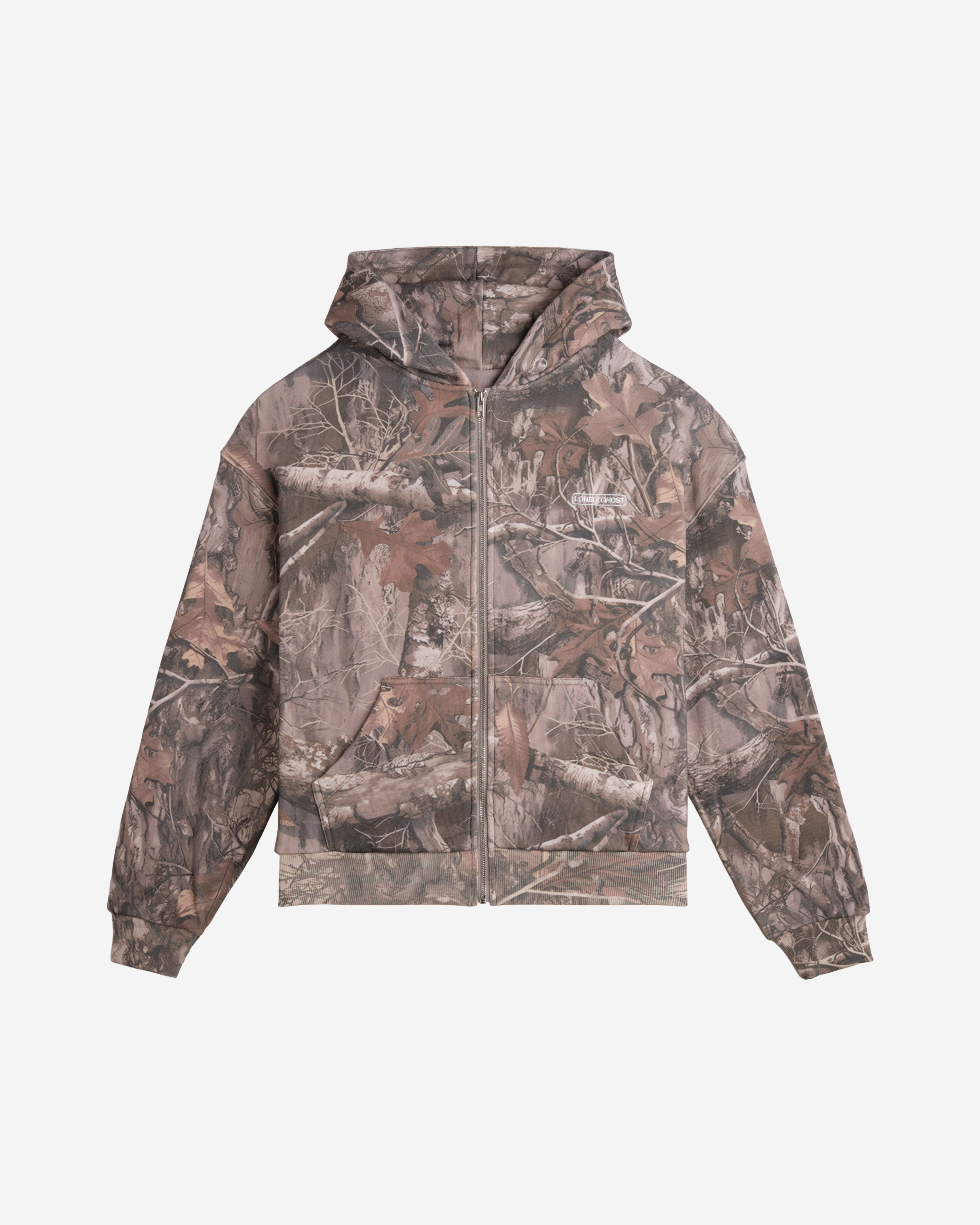 Label Zip Hoodie