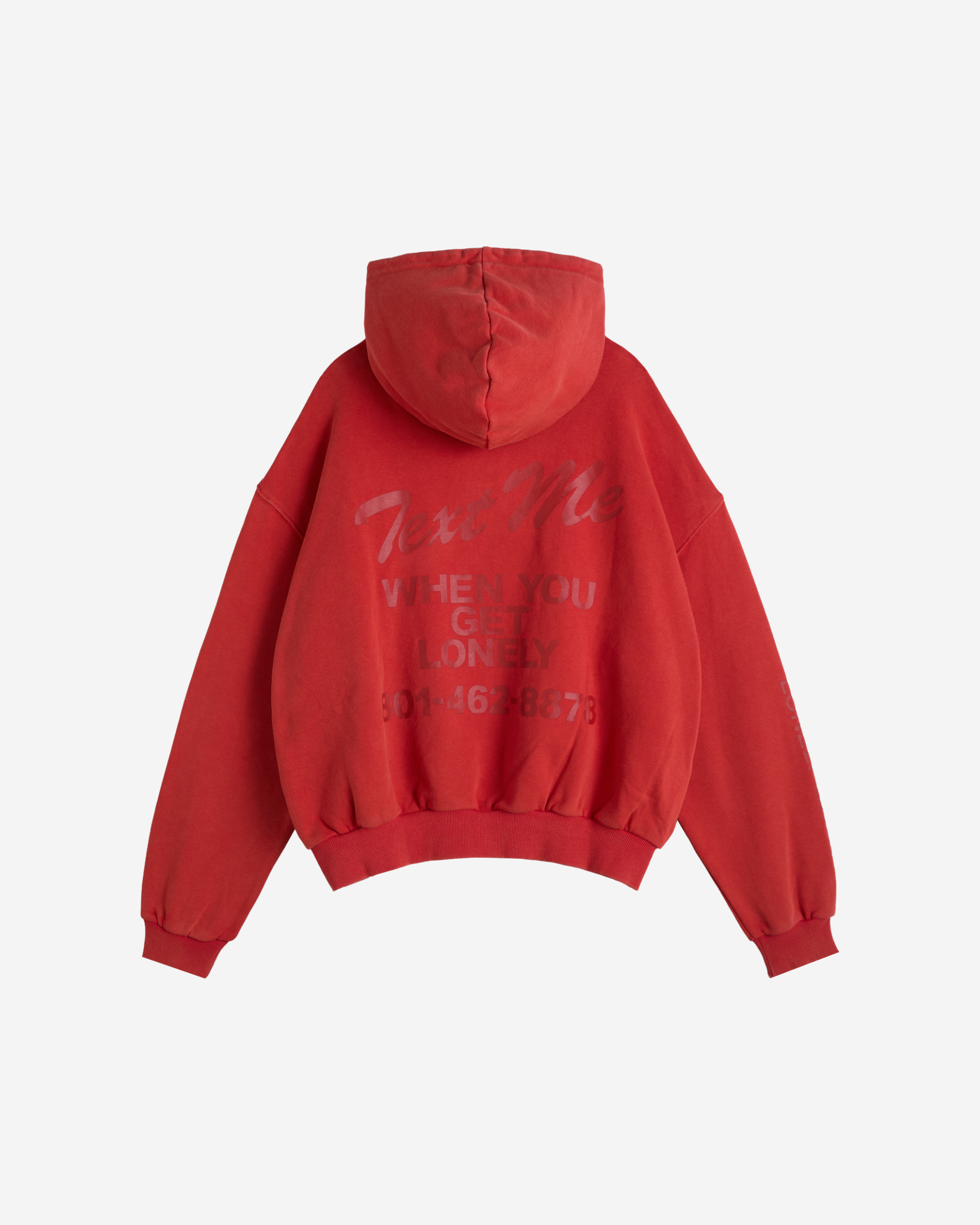 Text Me When You Get Lonely Zip Hoodie