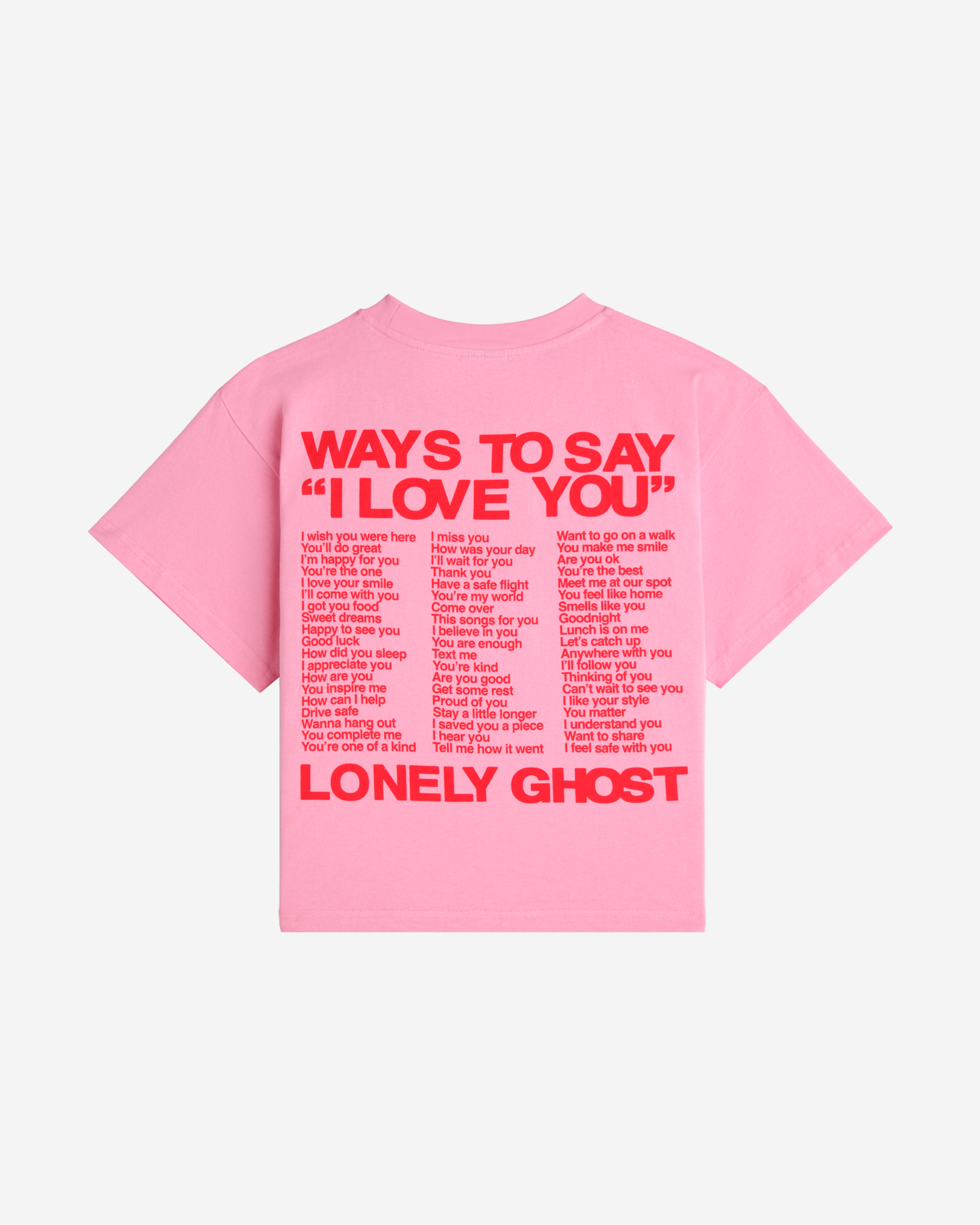 Ways to Say ILY Lace Boyfriend Baby Tee