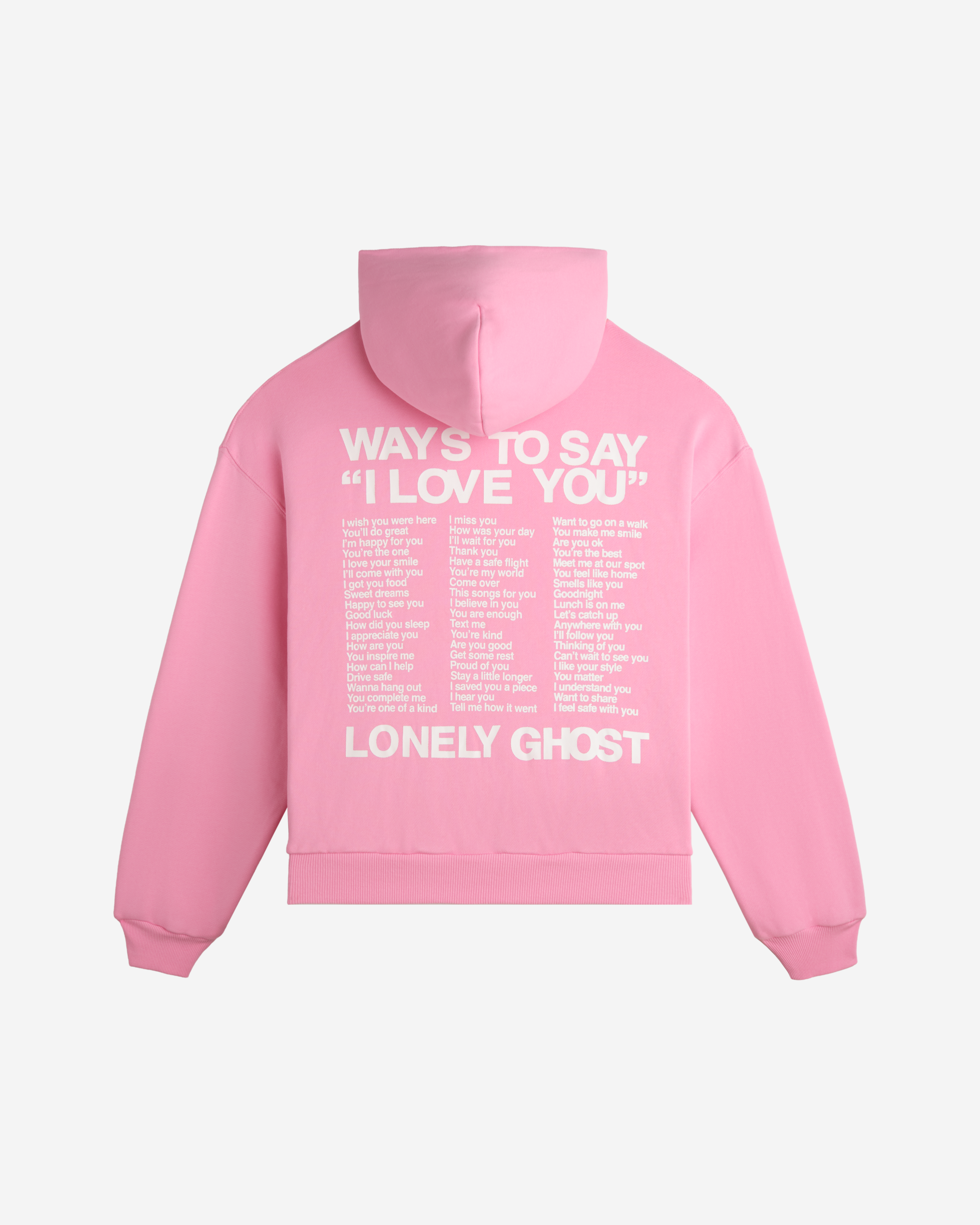 Ways to Say ILY Lace Hoodie