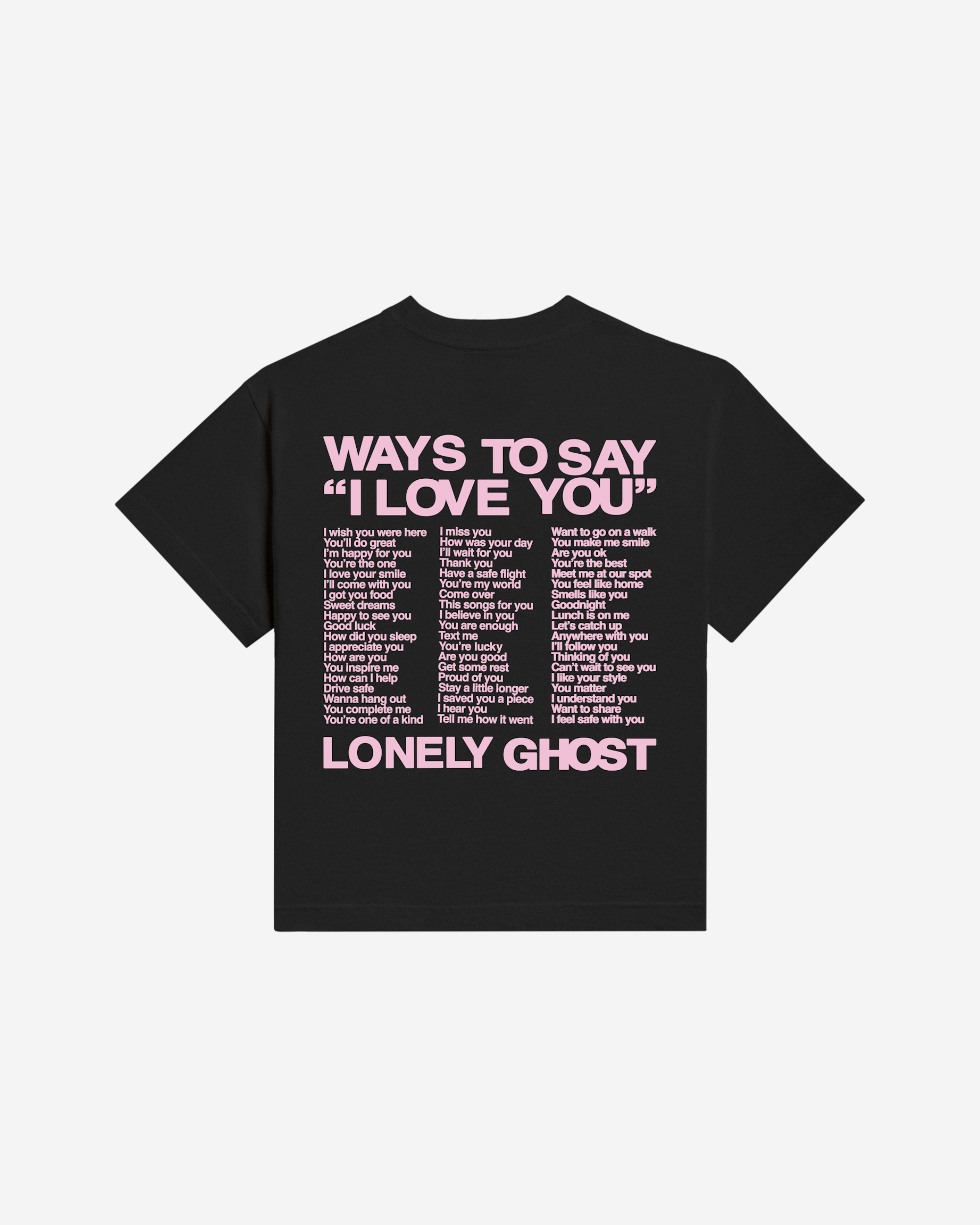 Ways to Say ILY Boyfriend Baby Tee