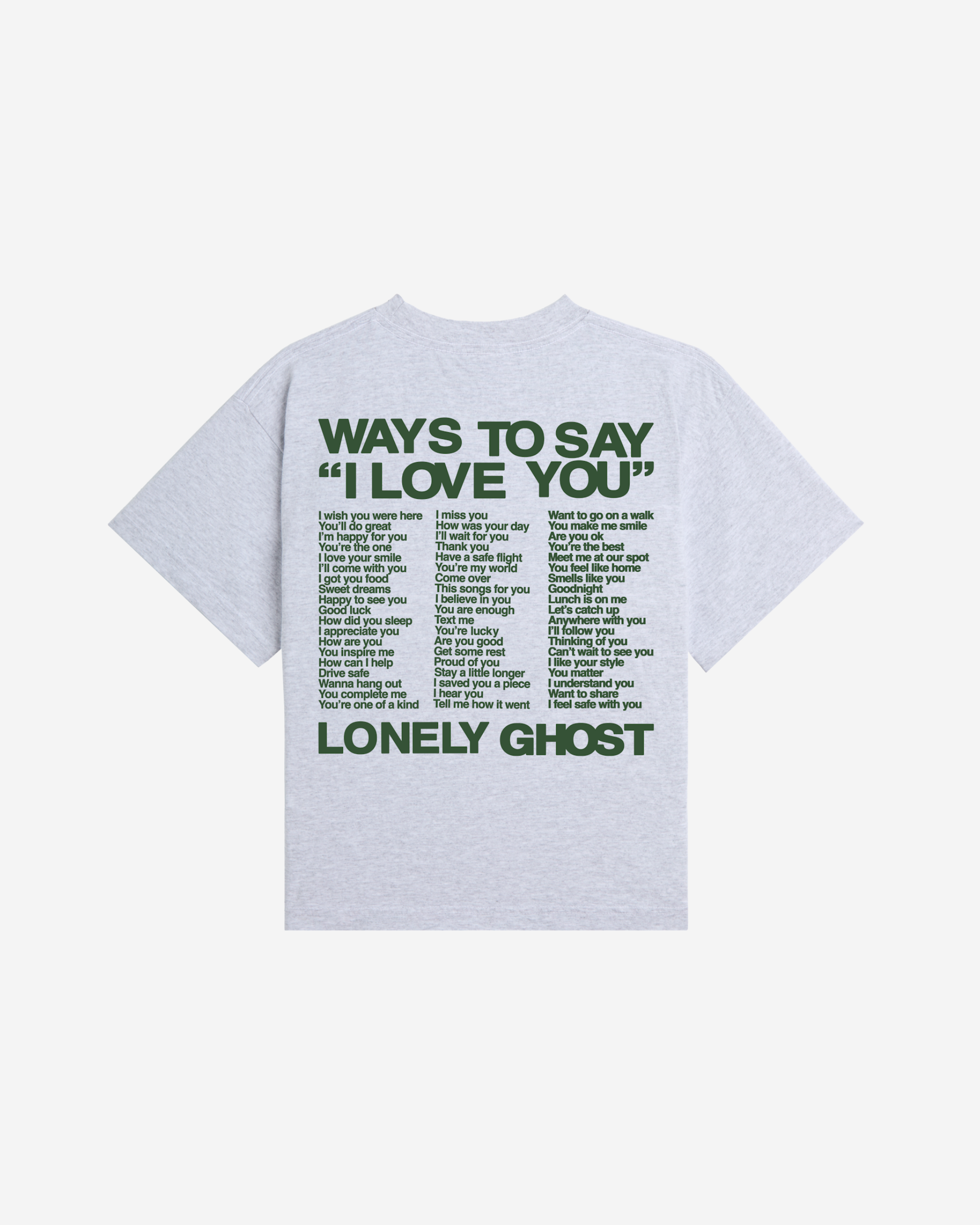 Ways to Say ILY Boyfriend Baby Tee