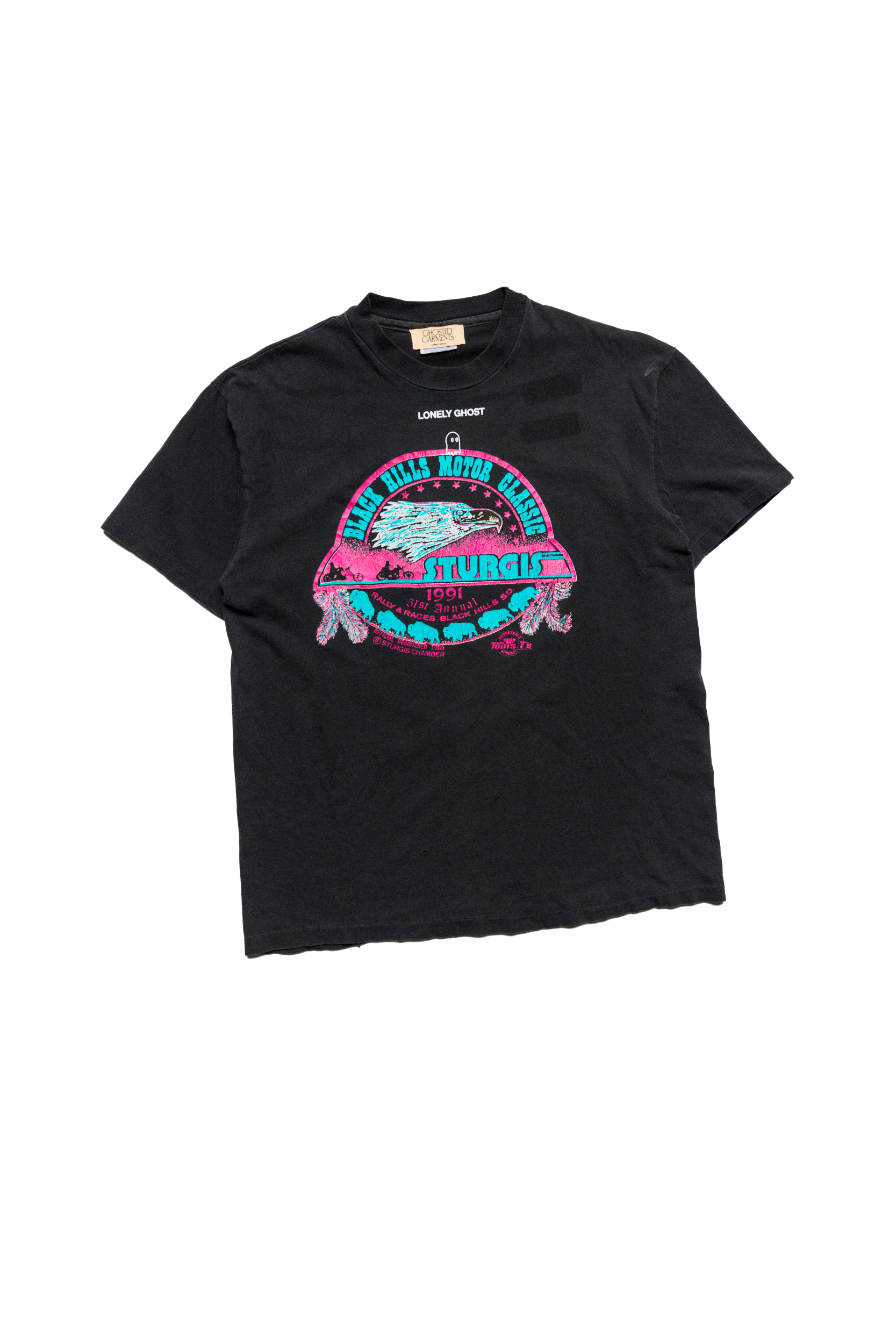 Text Me When You Get Home Sturgis Black Hills Motor Classic 1991 Tee