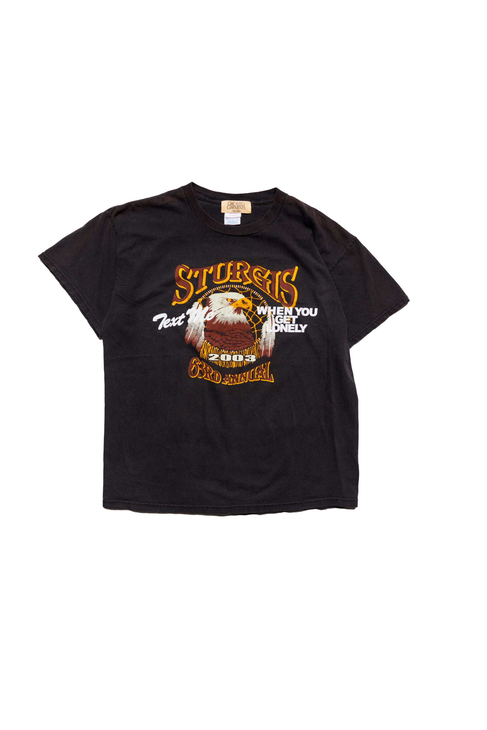 Text Me When You Get Lonely Sturgis 2003 Rally Tee