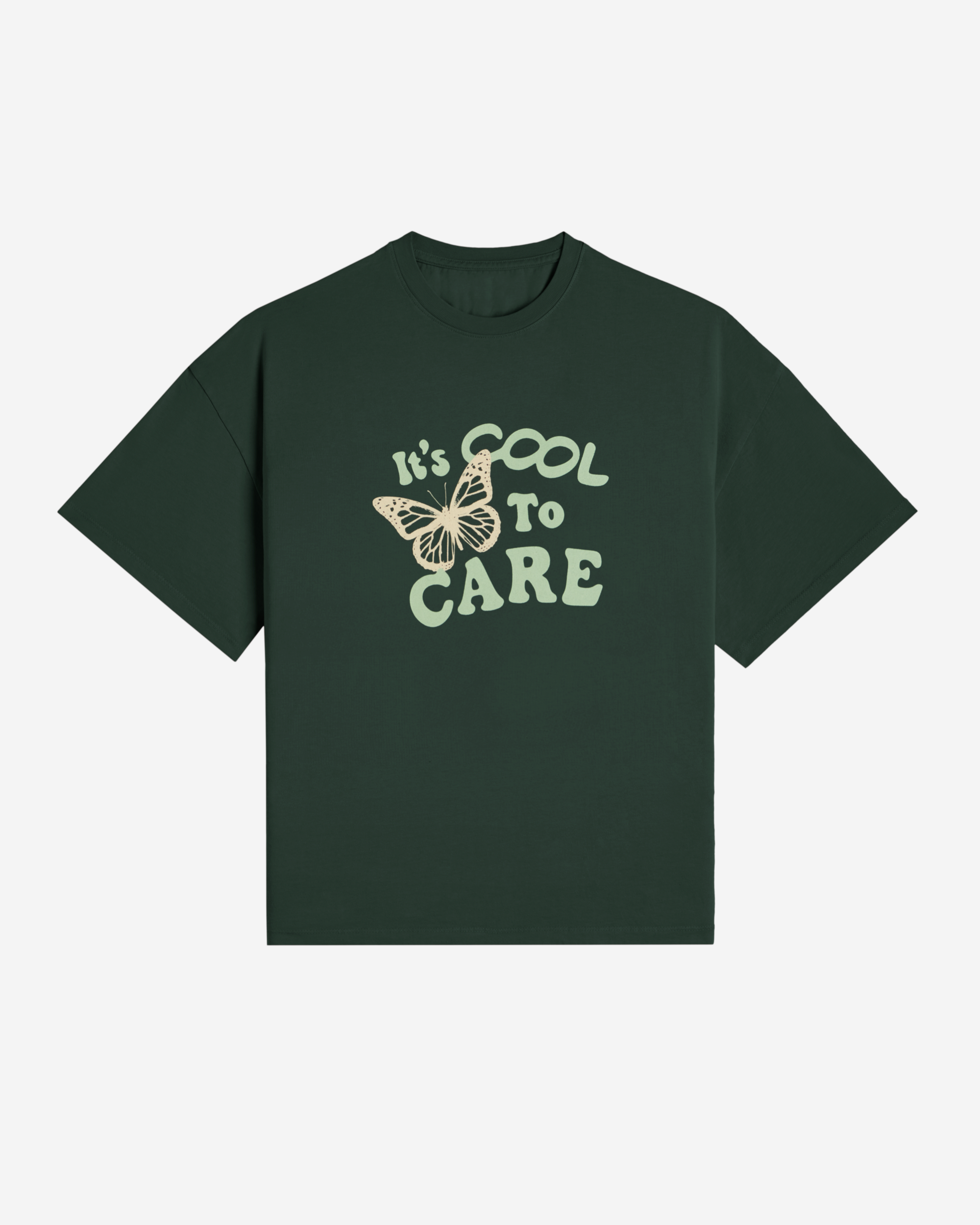 It's Cool To Care Butterfly Boxy Tee
