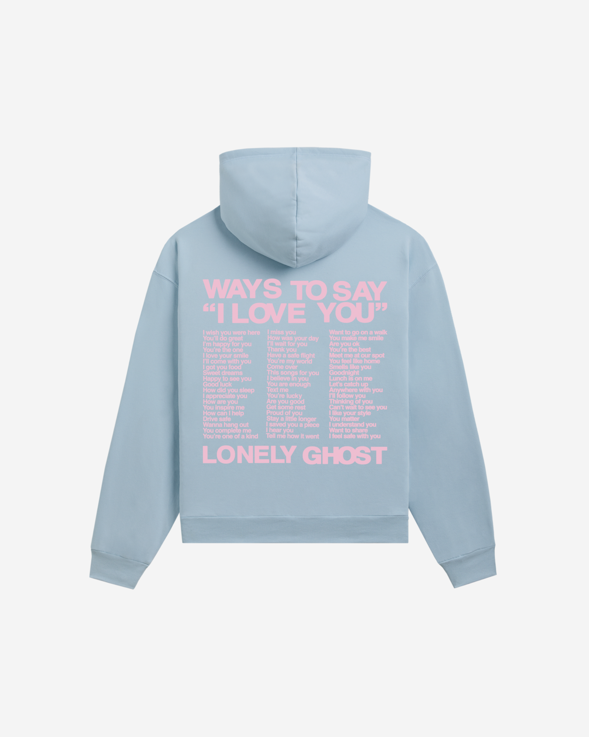Ways to Say ILY Hoodie