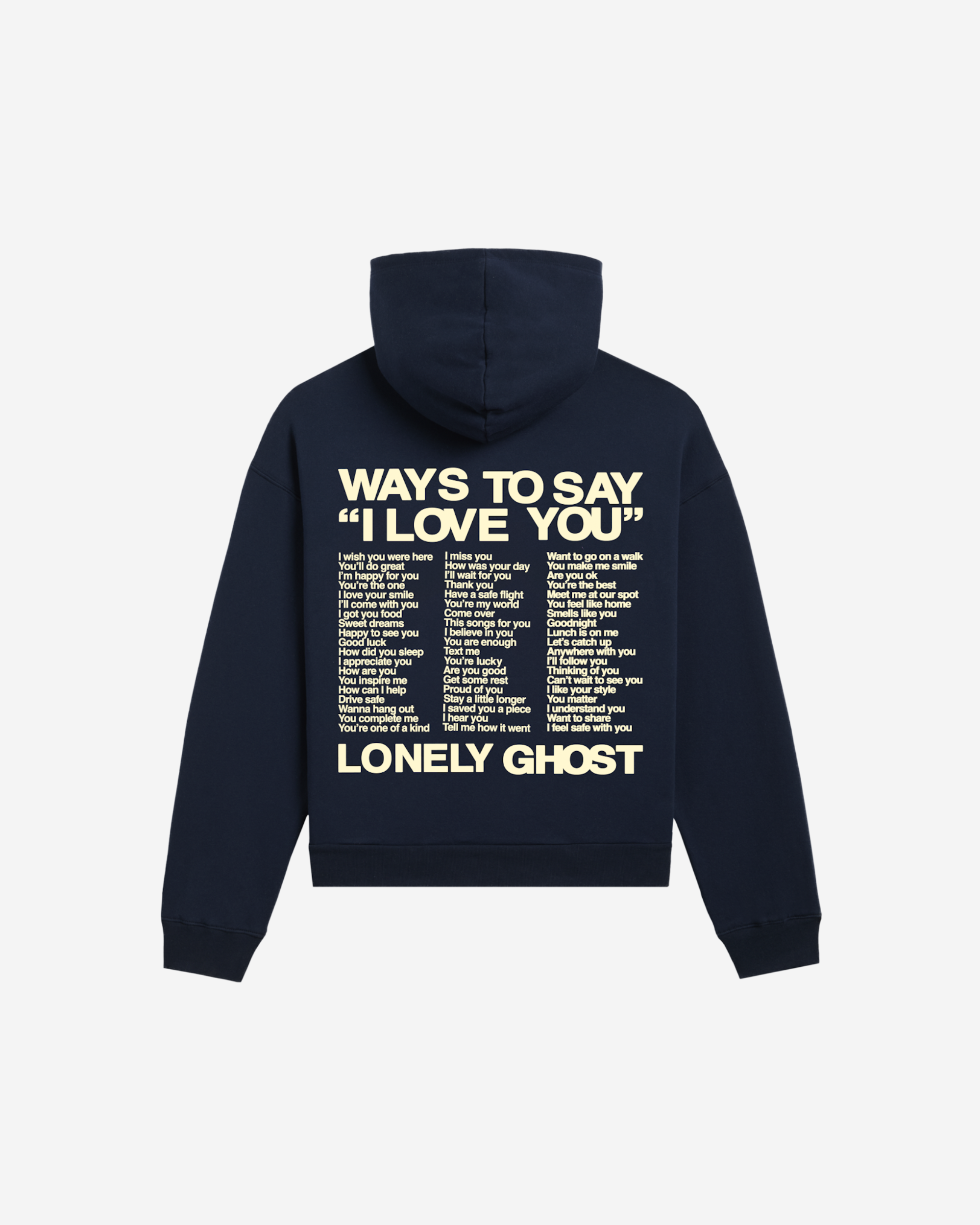 Ways to Say ILY Hoodie