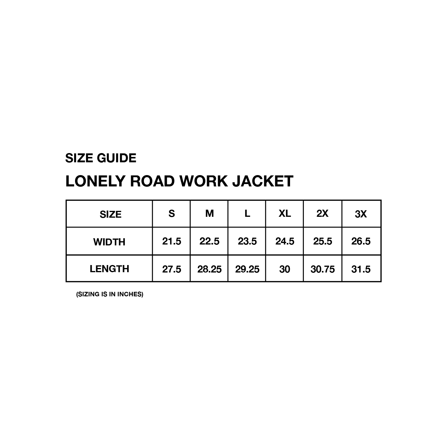 Lonely Road Work Jacket