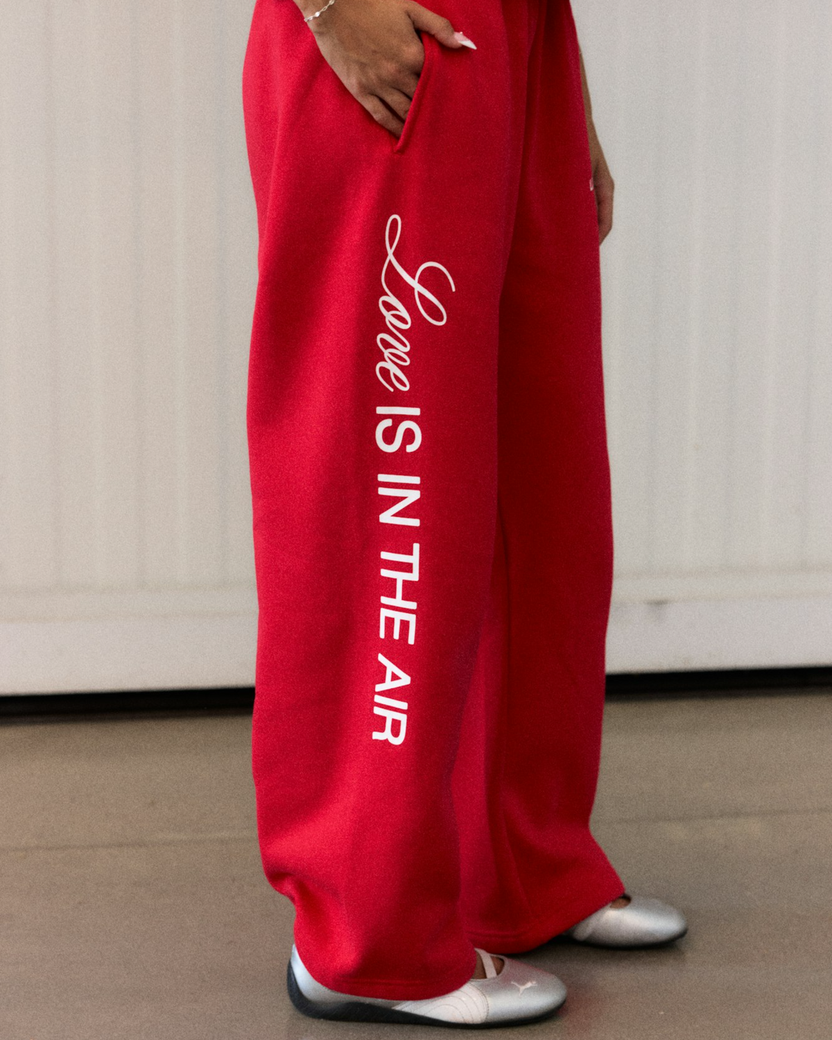 Love is in the Air Wide Leg Sweatpant
