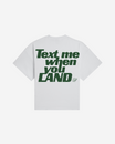 Text Me When You Land Boxy Tee