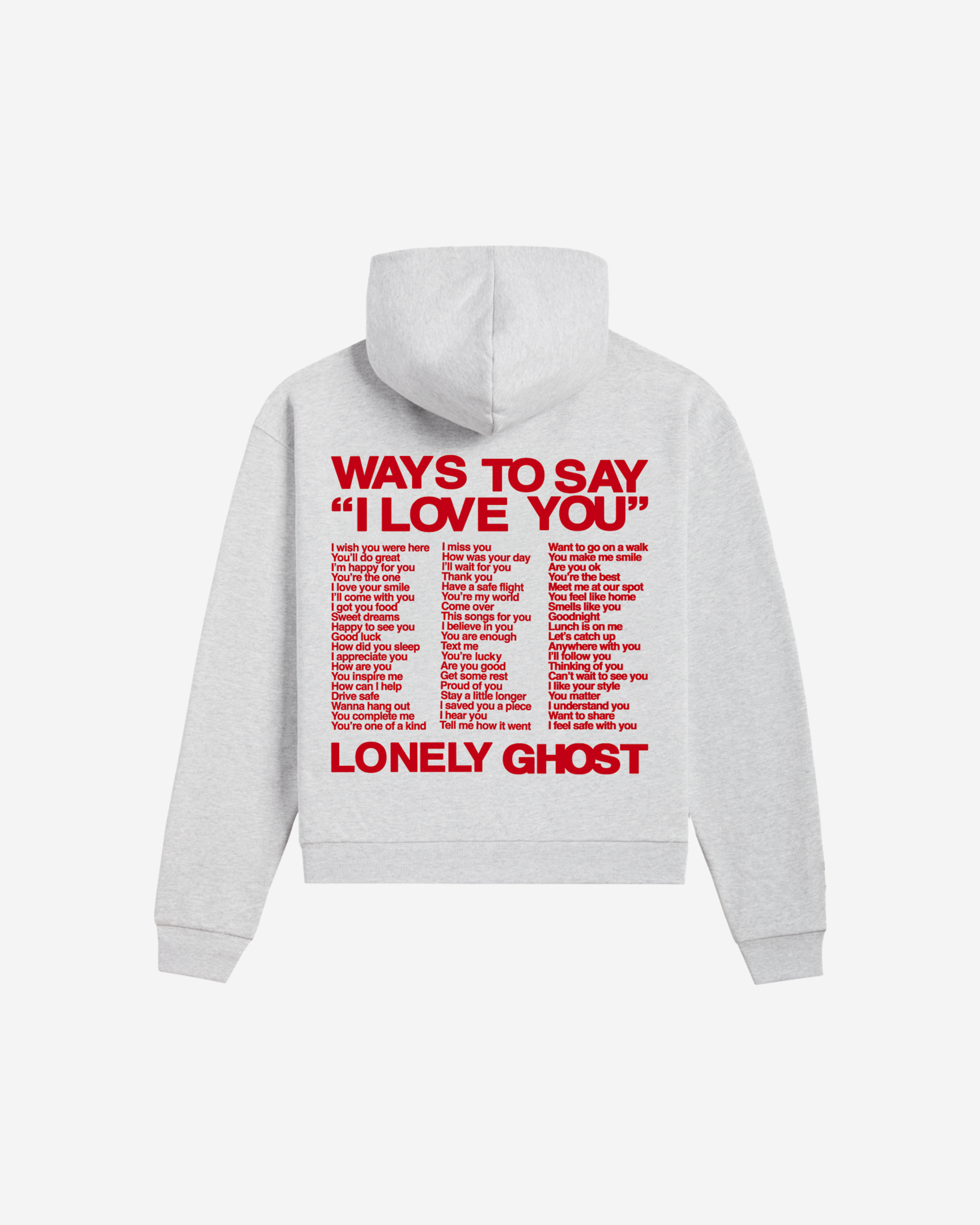 Ways To Say ILY Hoodie