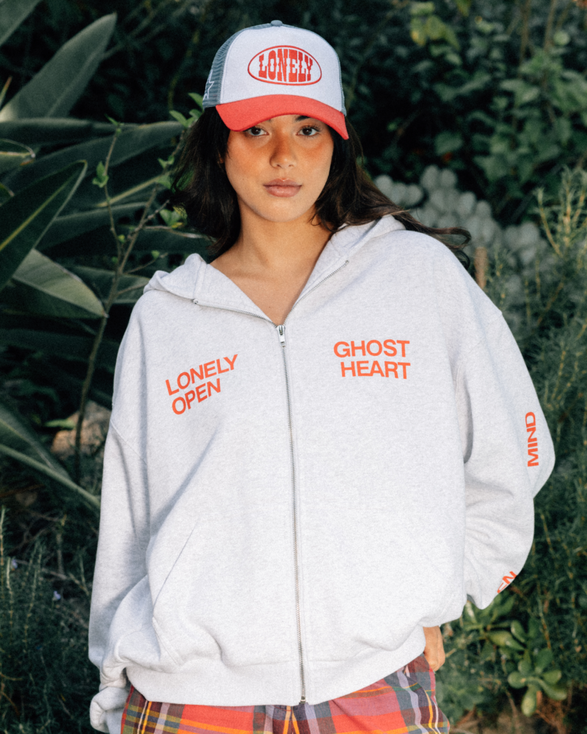 Open Mind Open Heart Zip Up Hoodie