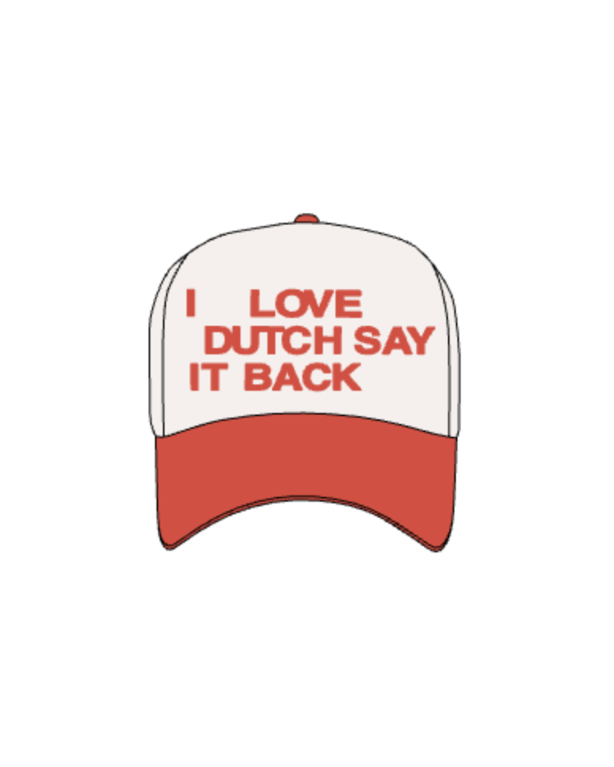 LG x DUTCH BROS ABW I LOVE DUTCH SAY IT BACK HAT