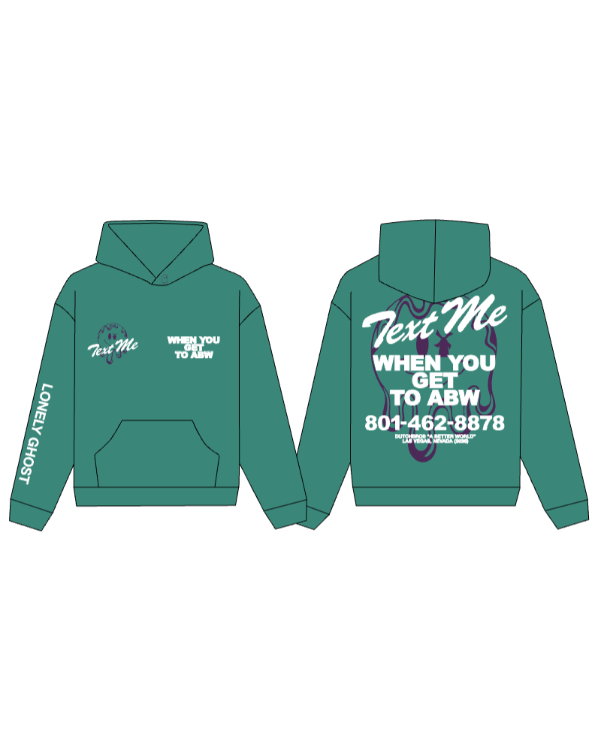 LG x DUTCH BROS ABW TEXT ME HOODIE
