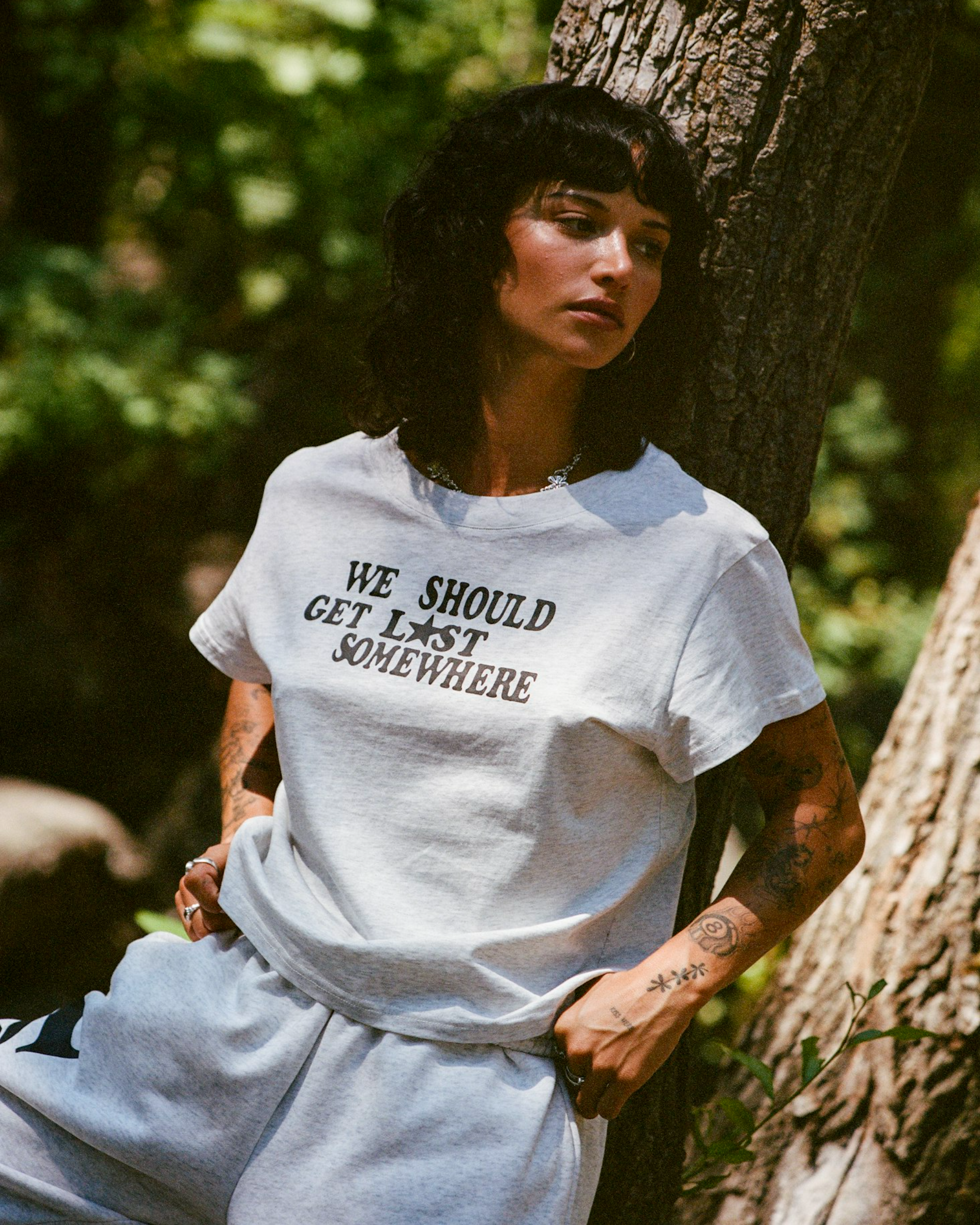 LG x Merrell We Should Get Lost Somewhere Baby Tee