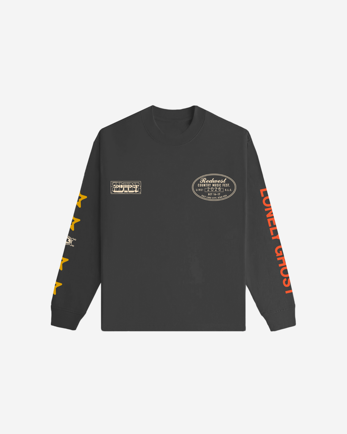 RedWest 2026 Lineup Longsleeve Tee