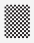 Black Checkered Poster