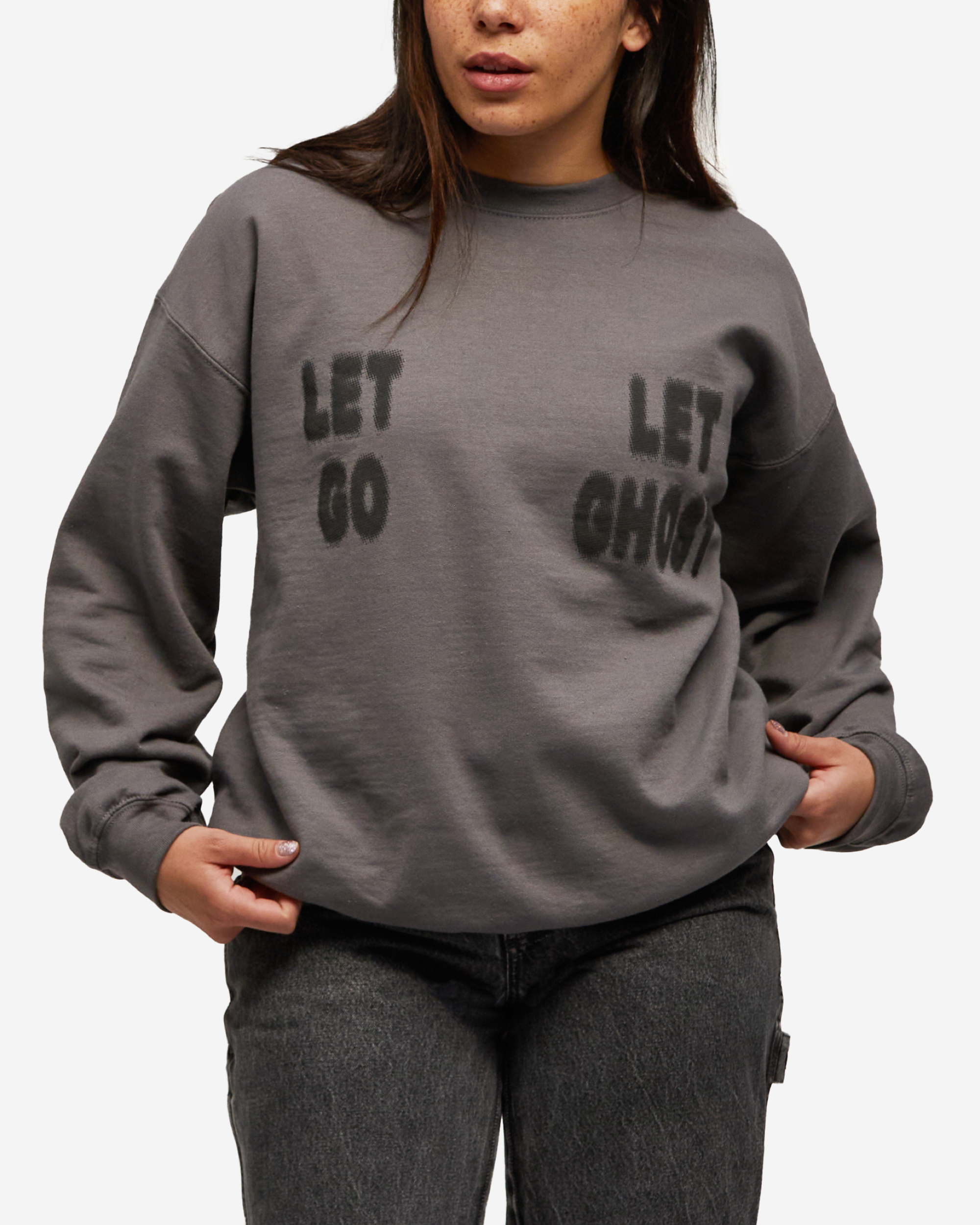 Let Go Let Ghost Crewneck