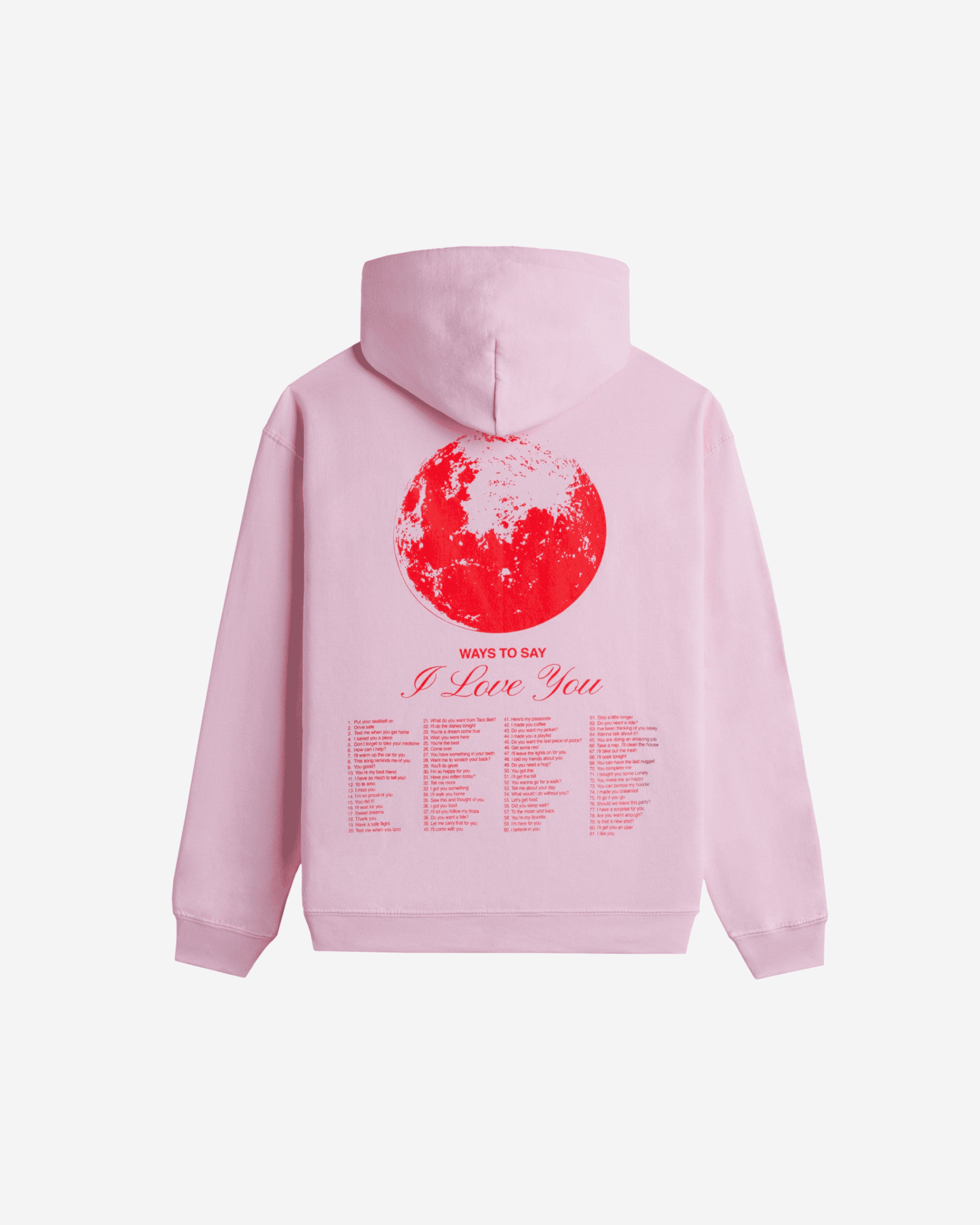 To the moon and best sale back hoodie