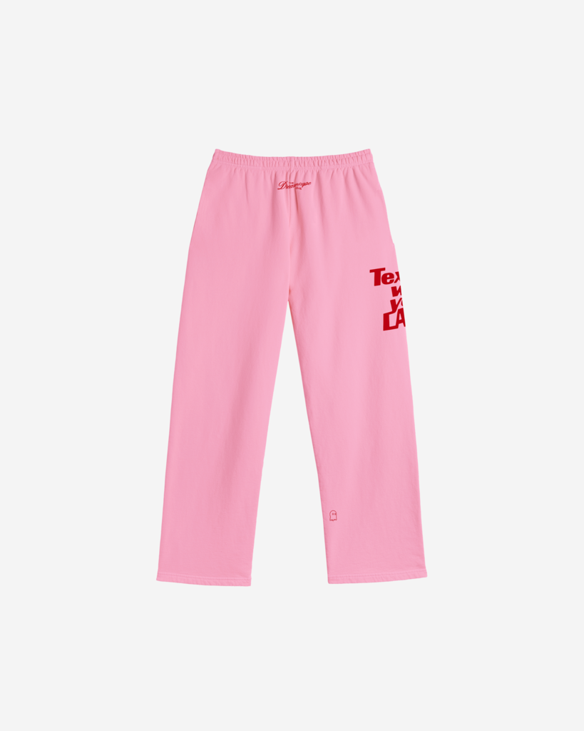 Text Me When You Land Wide Leg Sweatpants
