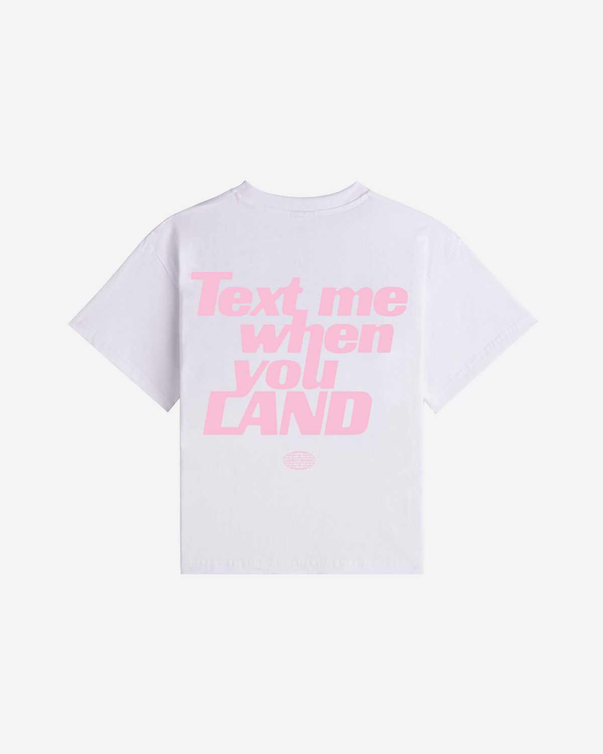 Text Me When You Land Boyfriend Baby Tee
