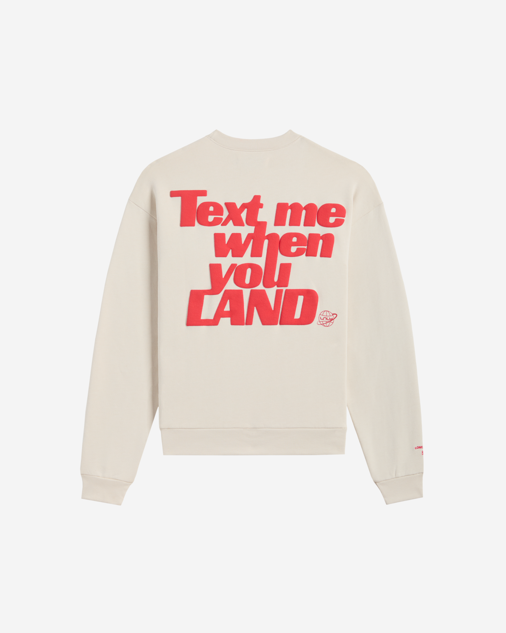LG x BÉIS Text Me When You Land Crewneck Sweater - Friends & Family