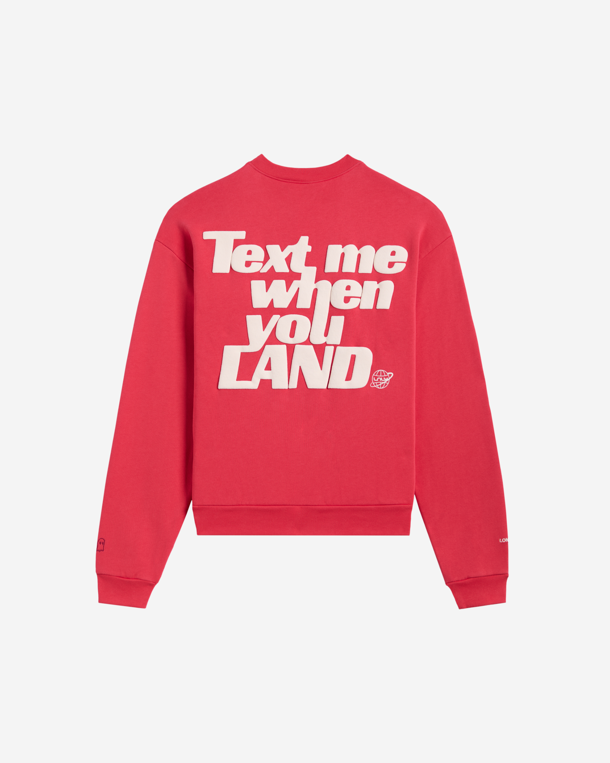 LG x BÉIS Text Me When You Land Crewneck Sweater