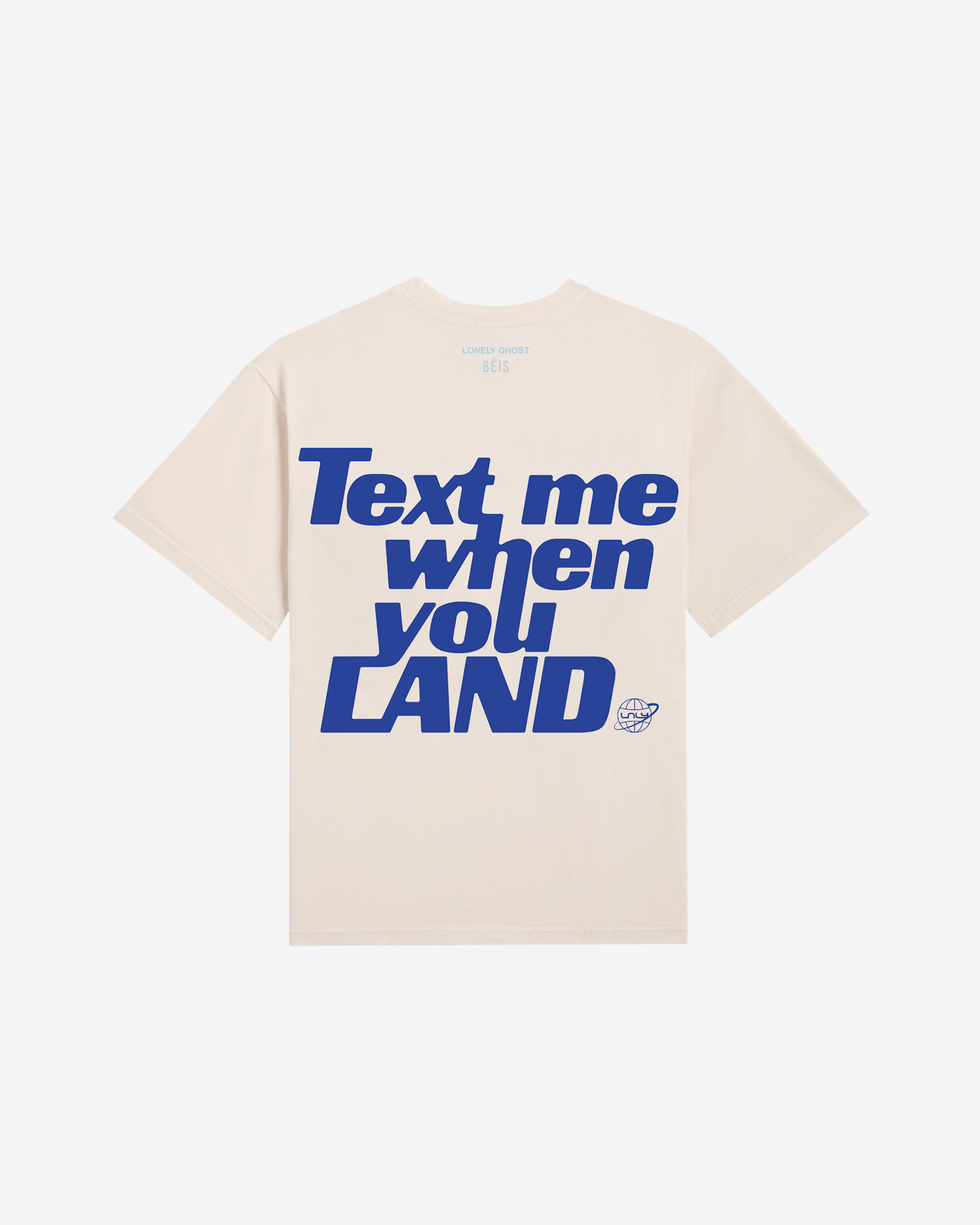 LG x BÉIS Text Me When You Land Essential Tee
