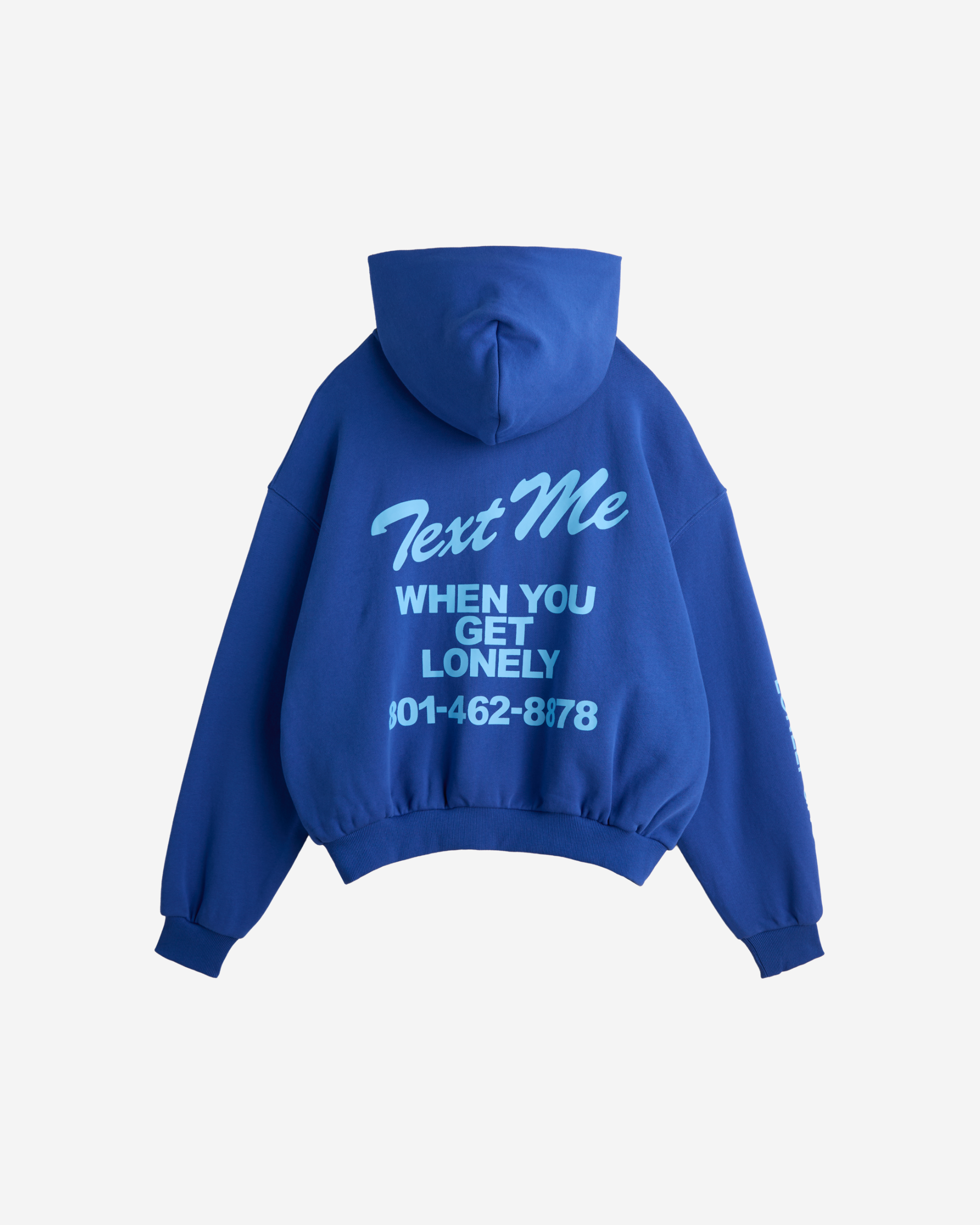 Text Me When You Get Lonely Zip Hoodie