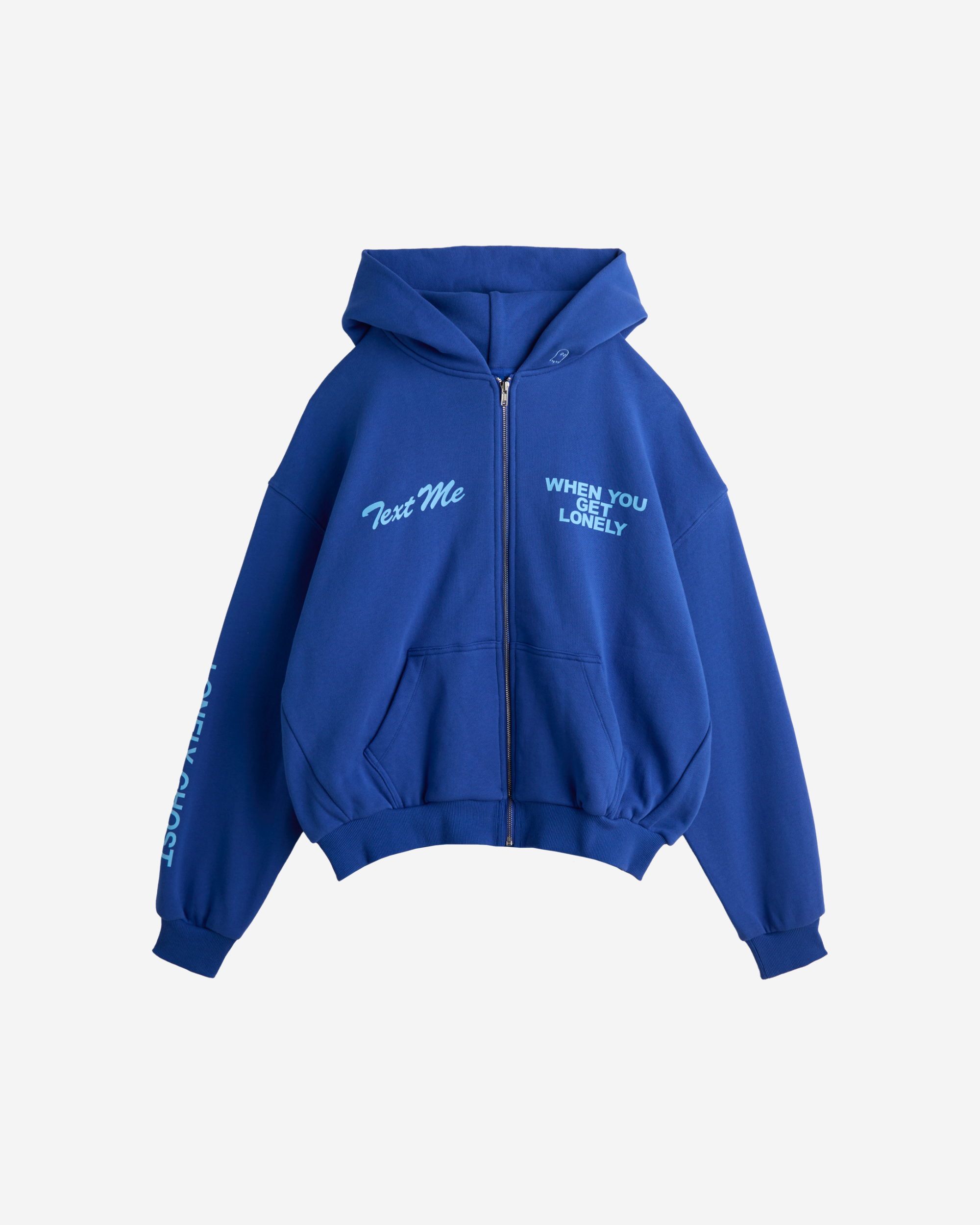 Text Me When You Get Lonely Zip Hoodie