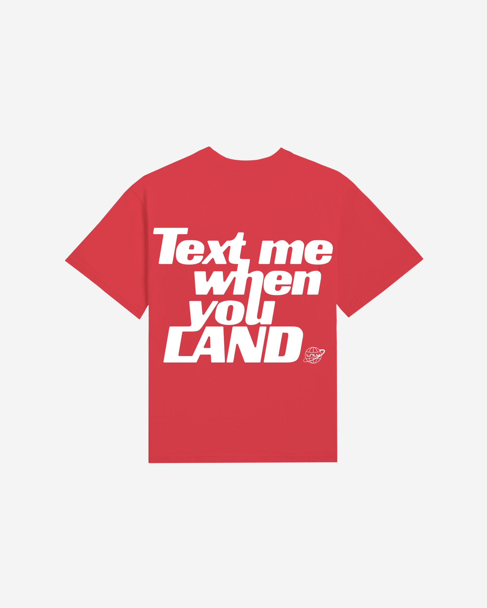 Text Me When You Land Essential Tee