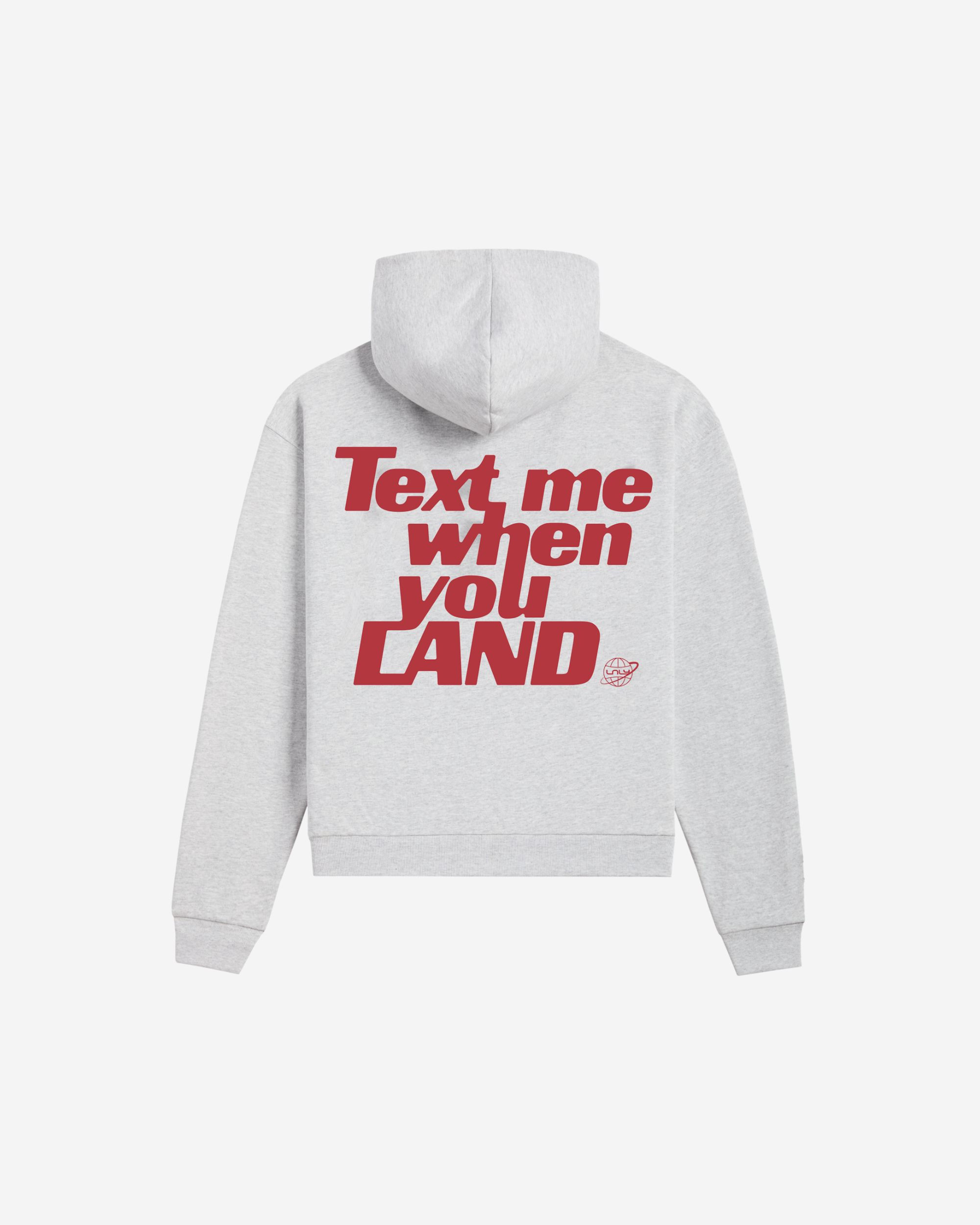Text Me When You Land Heavyweight Hoodie