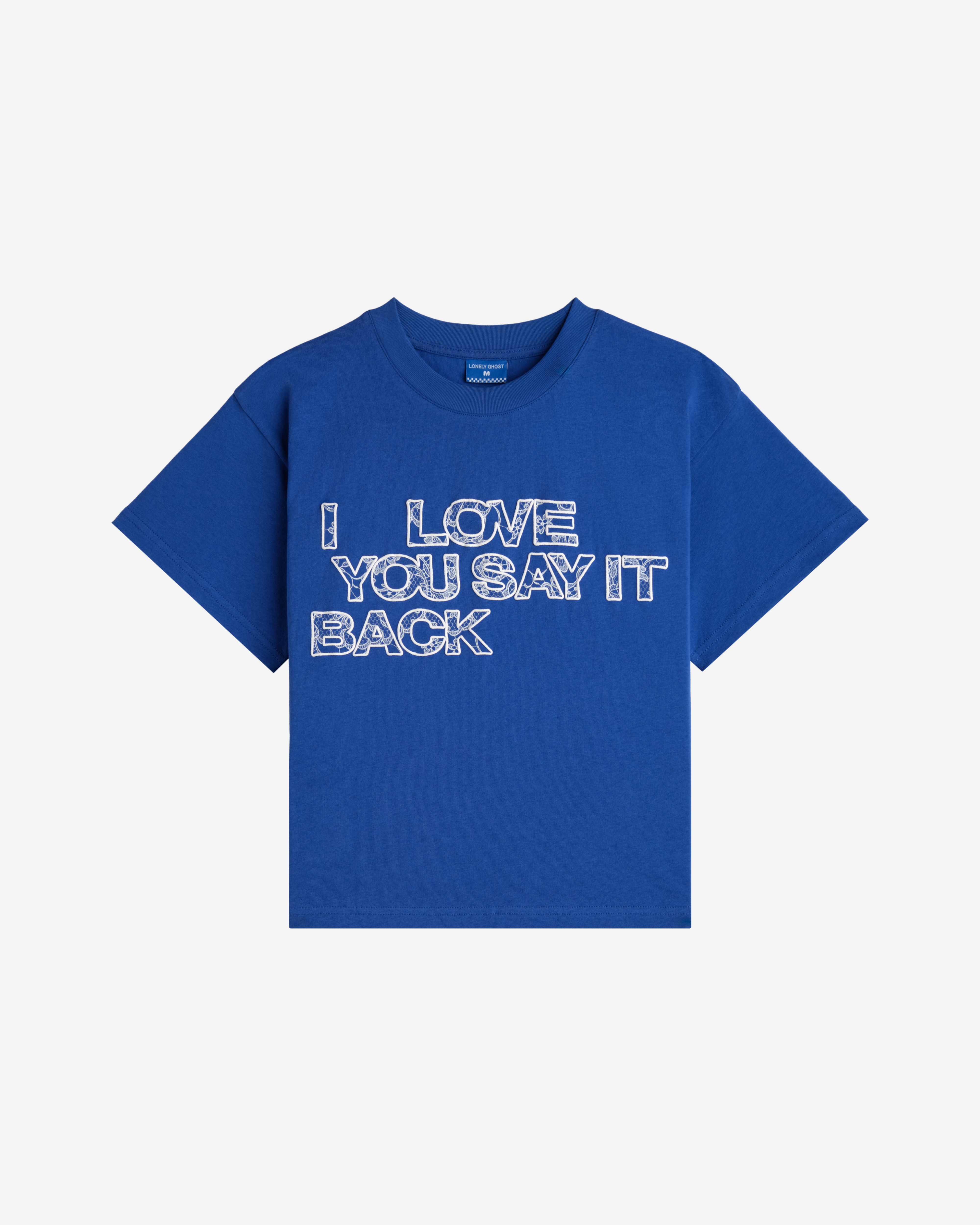 Ways to Say ILY Lace Boyfriend Baby Tee