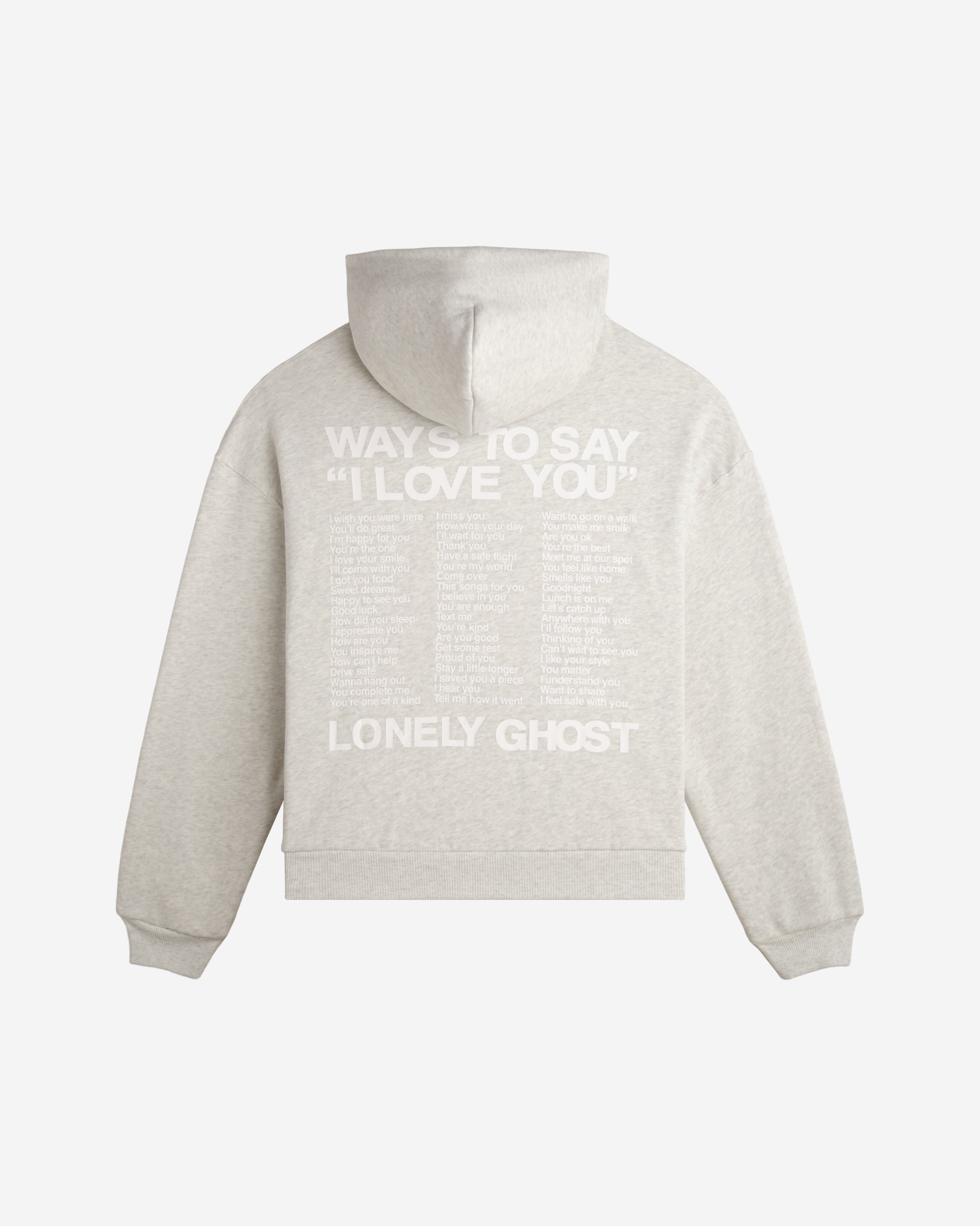 Ways to Say ILY Lace Hoodie