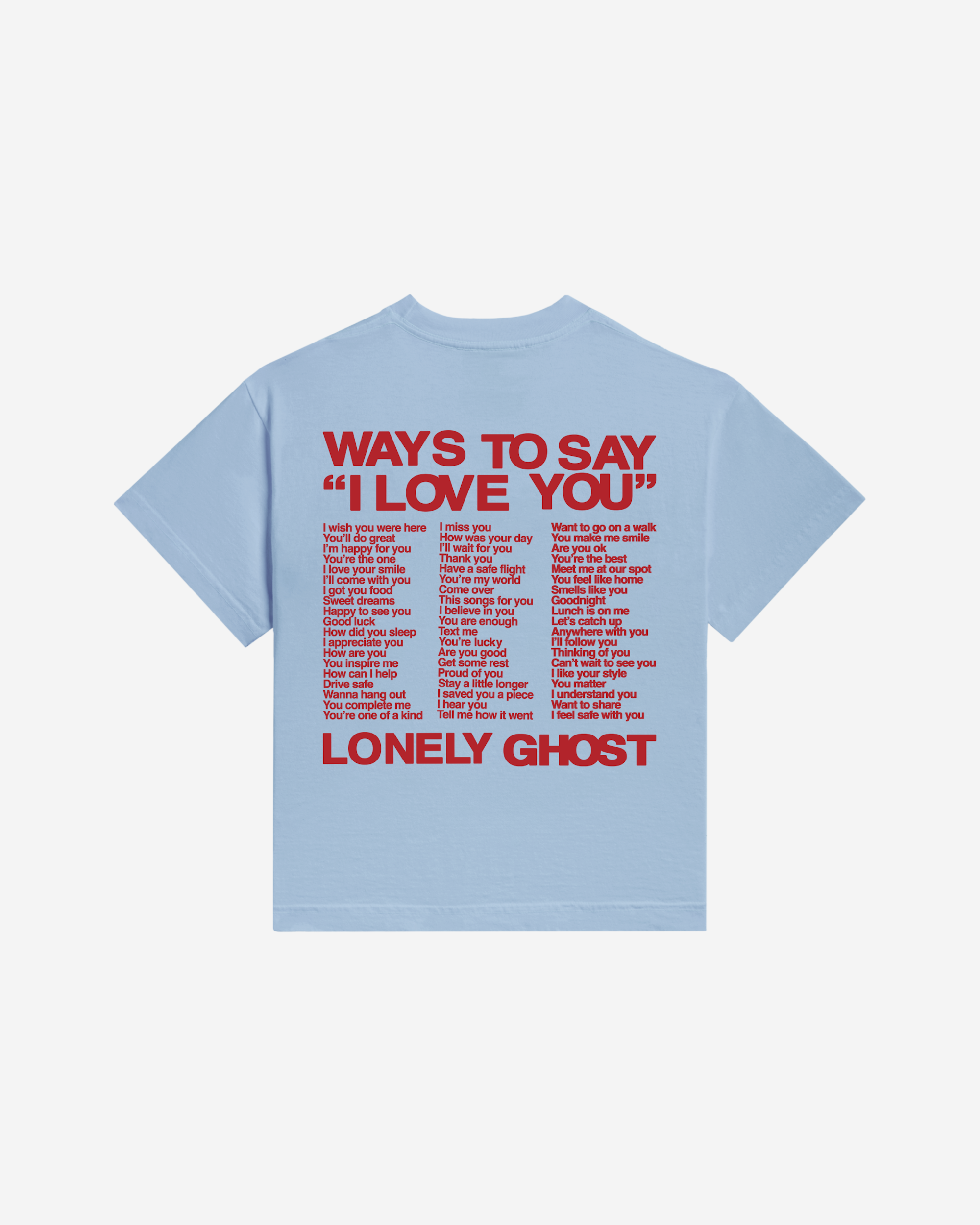 Ways to Say ILY Boyfriend Baby Tee