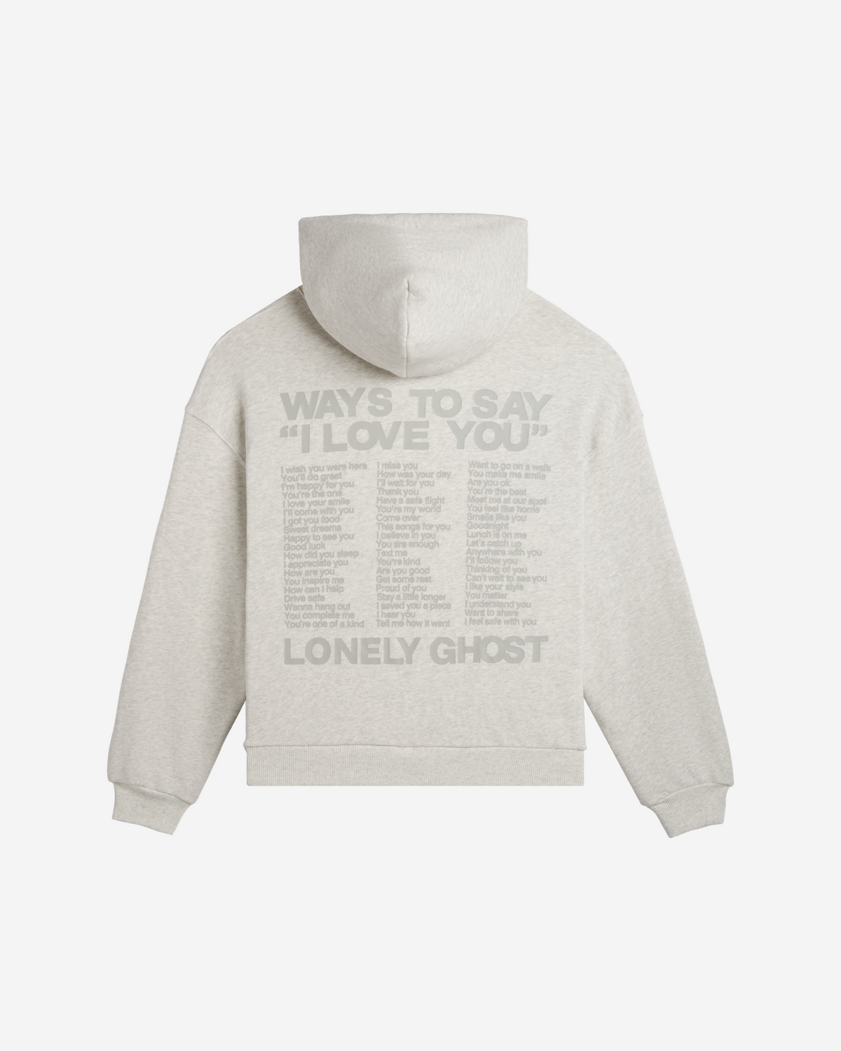 Ways to Say ILY Hoodie