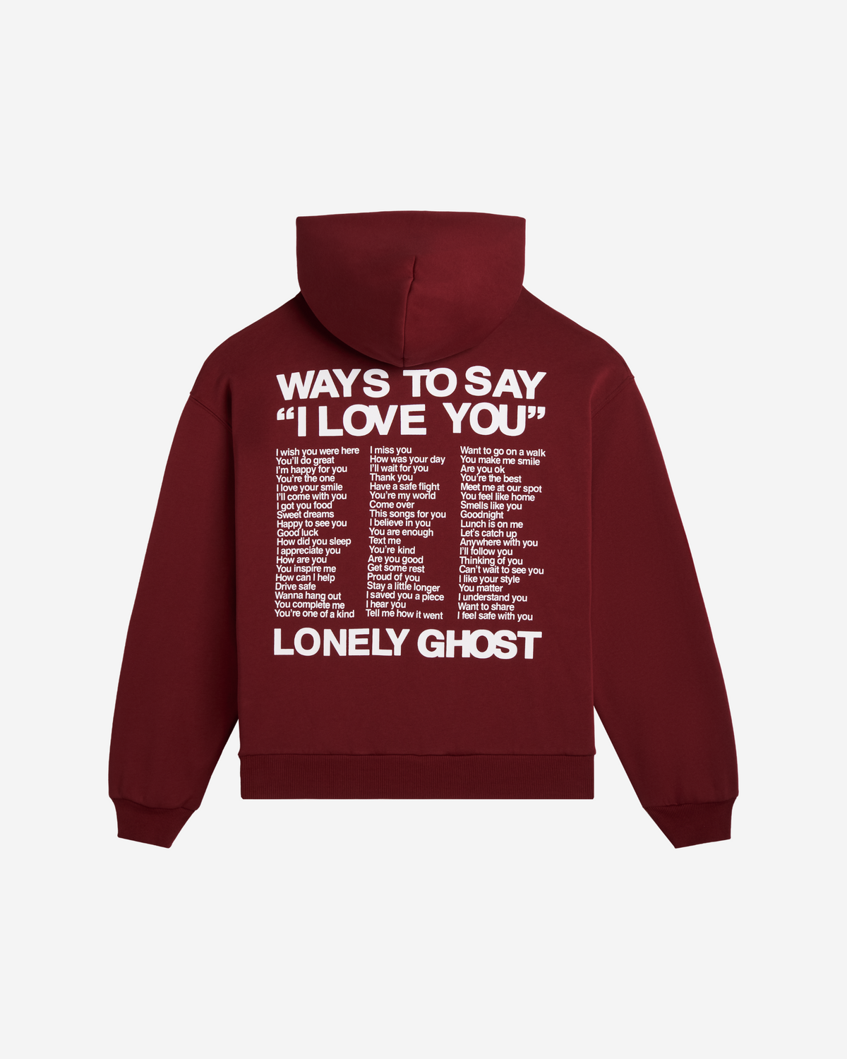 Ways To Say ILY Hoodie