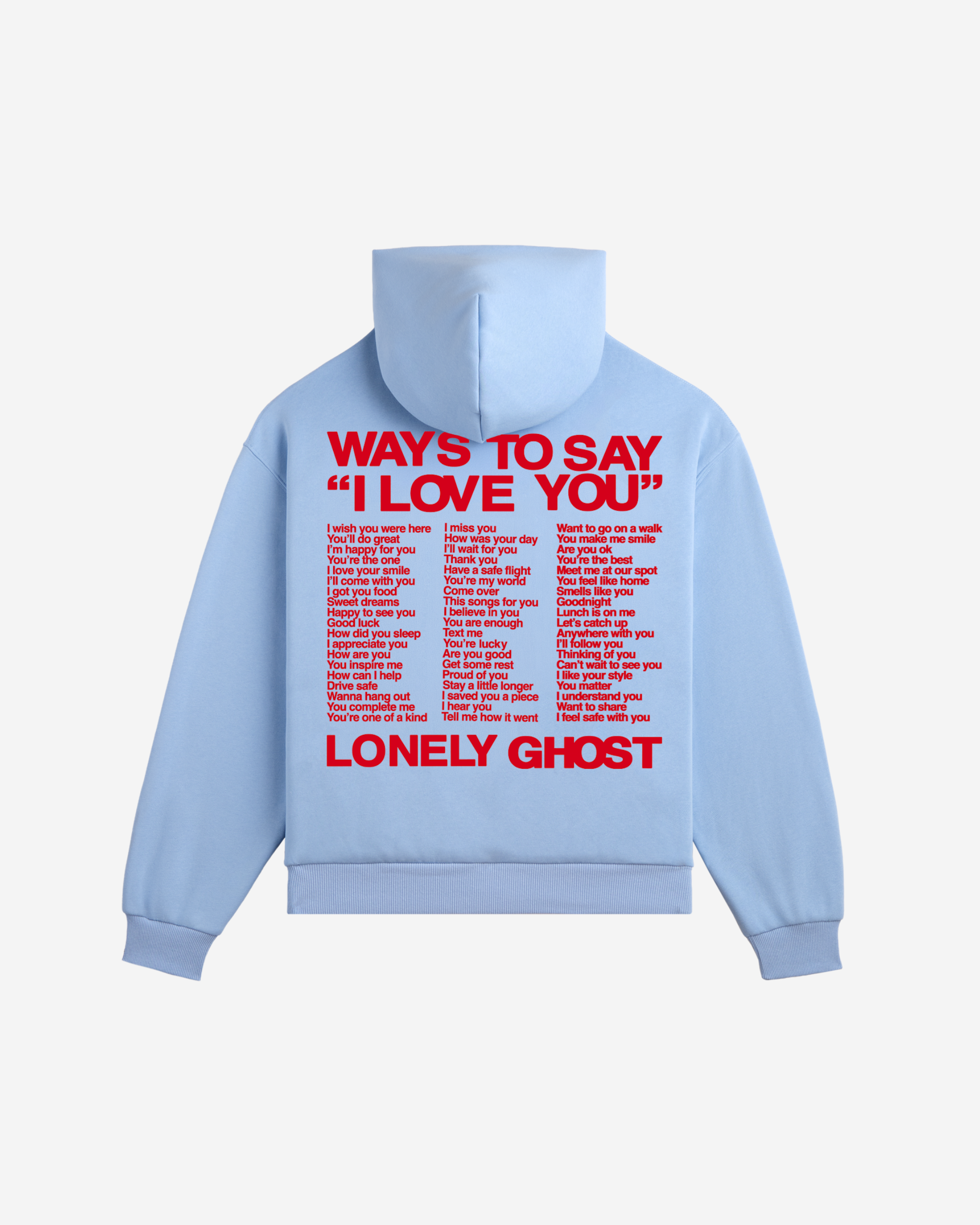 Ways to Say ILY Hoodie