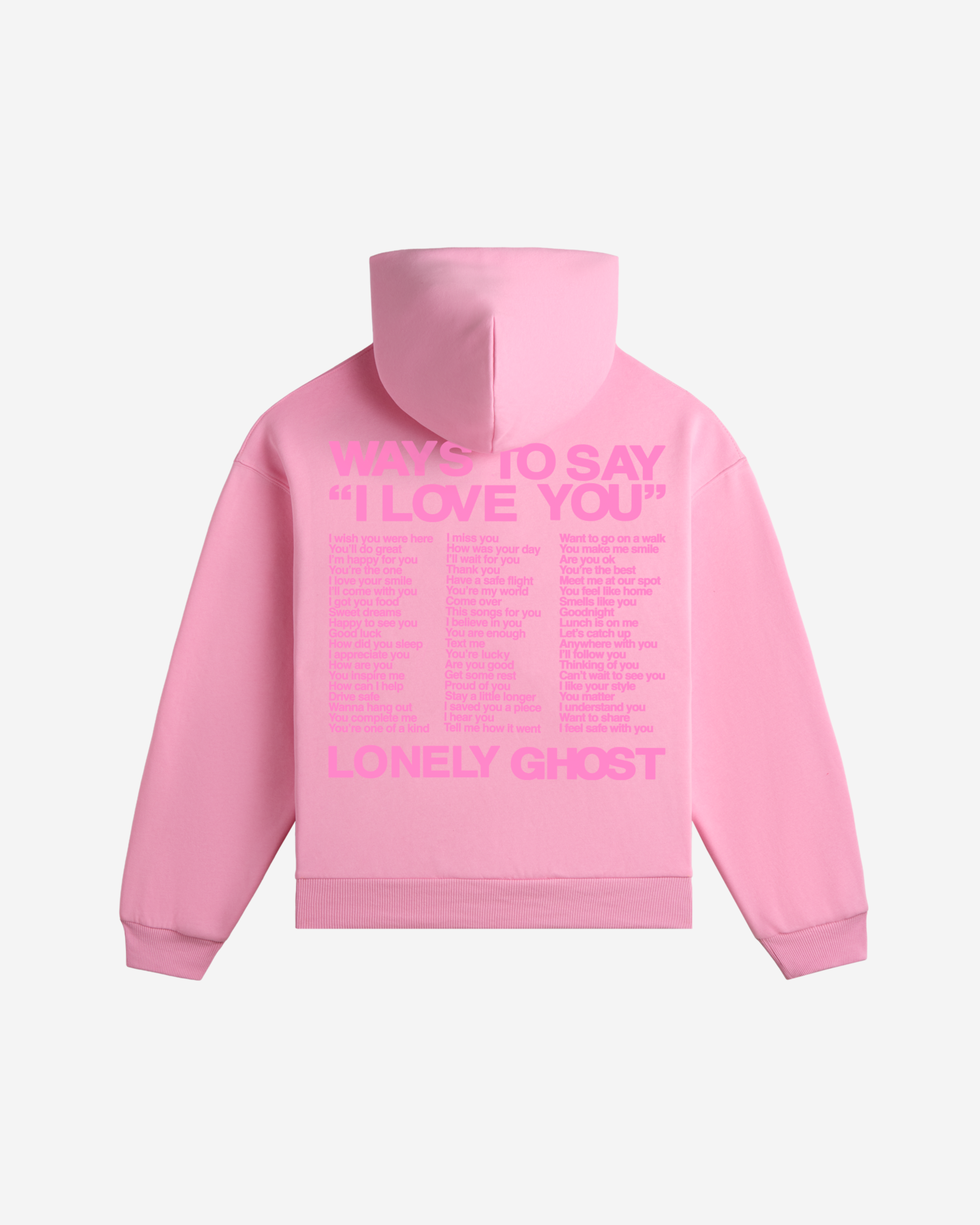 Ways to Say ILY Hoodie