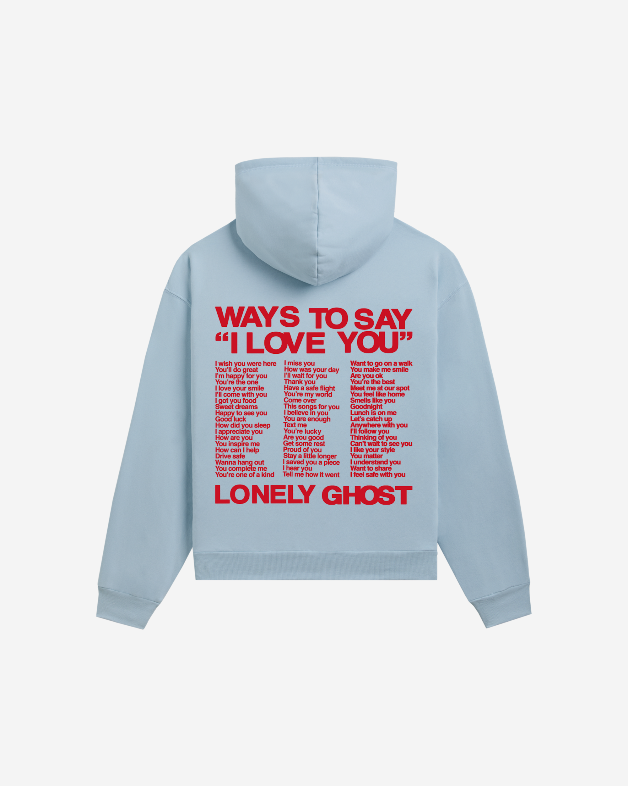 Ways To Say ILY Hoodie