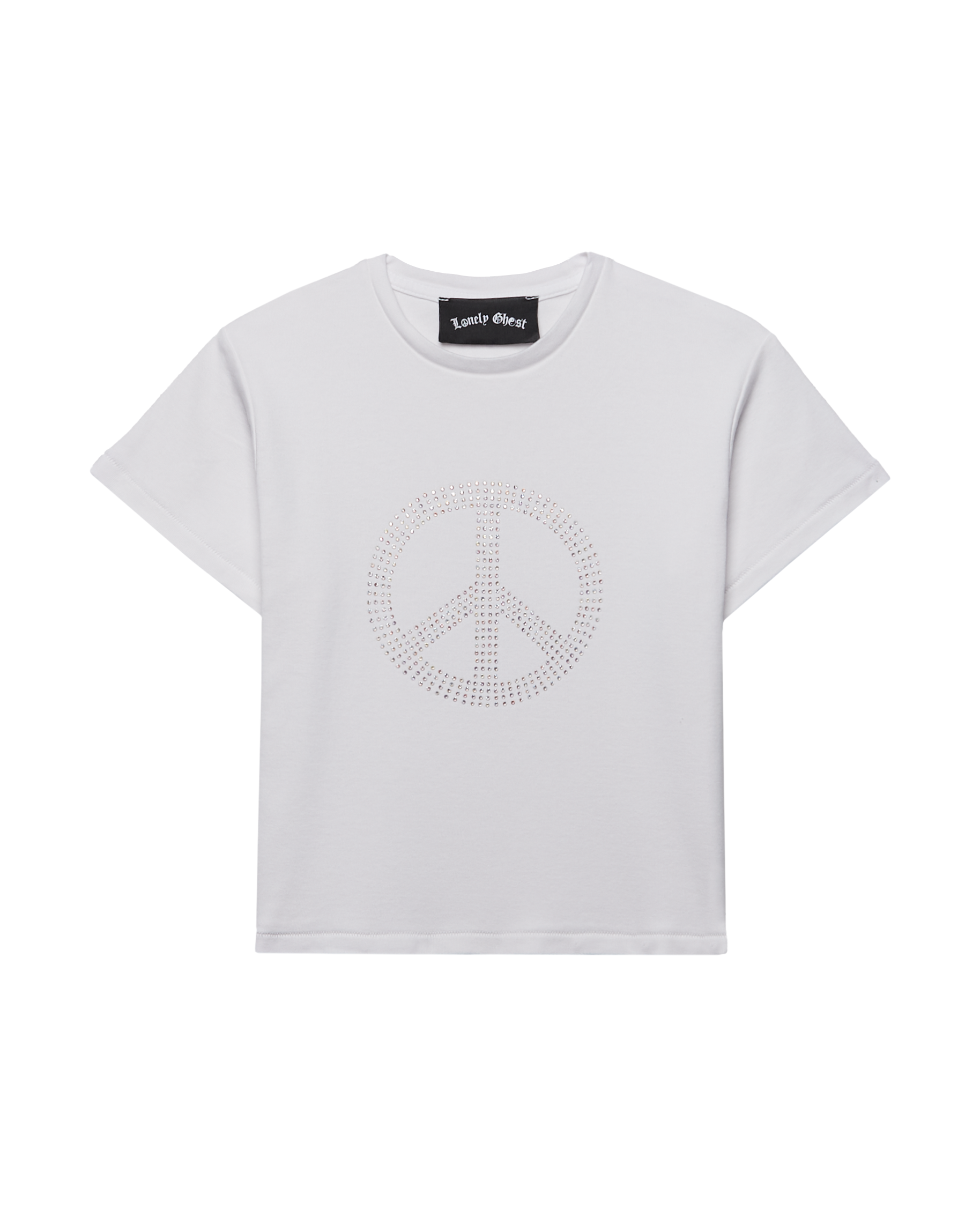 Peace Bedazzle Baby Tee