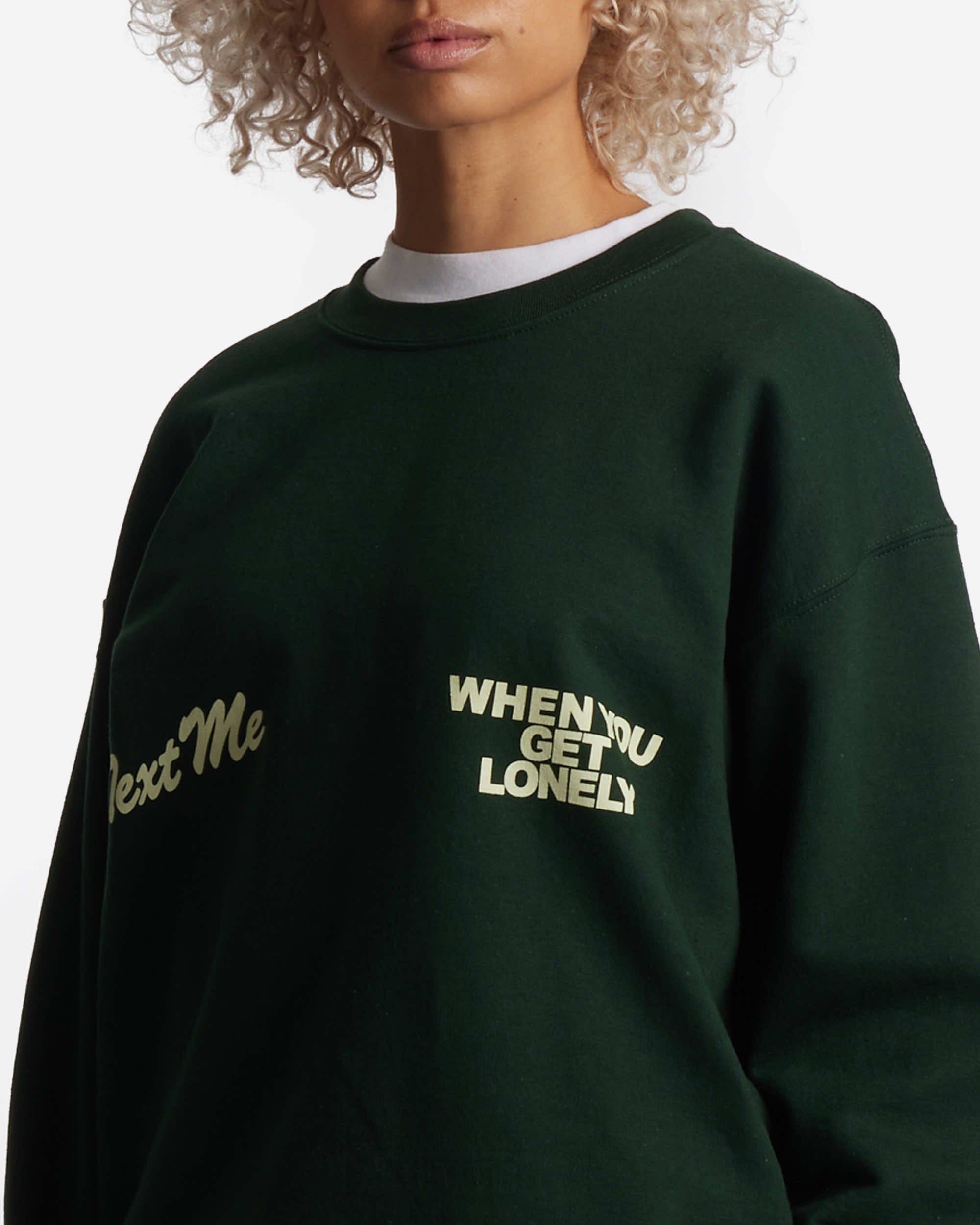 Text Me When You Get Lonely Crewneck Sweater