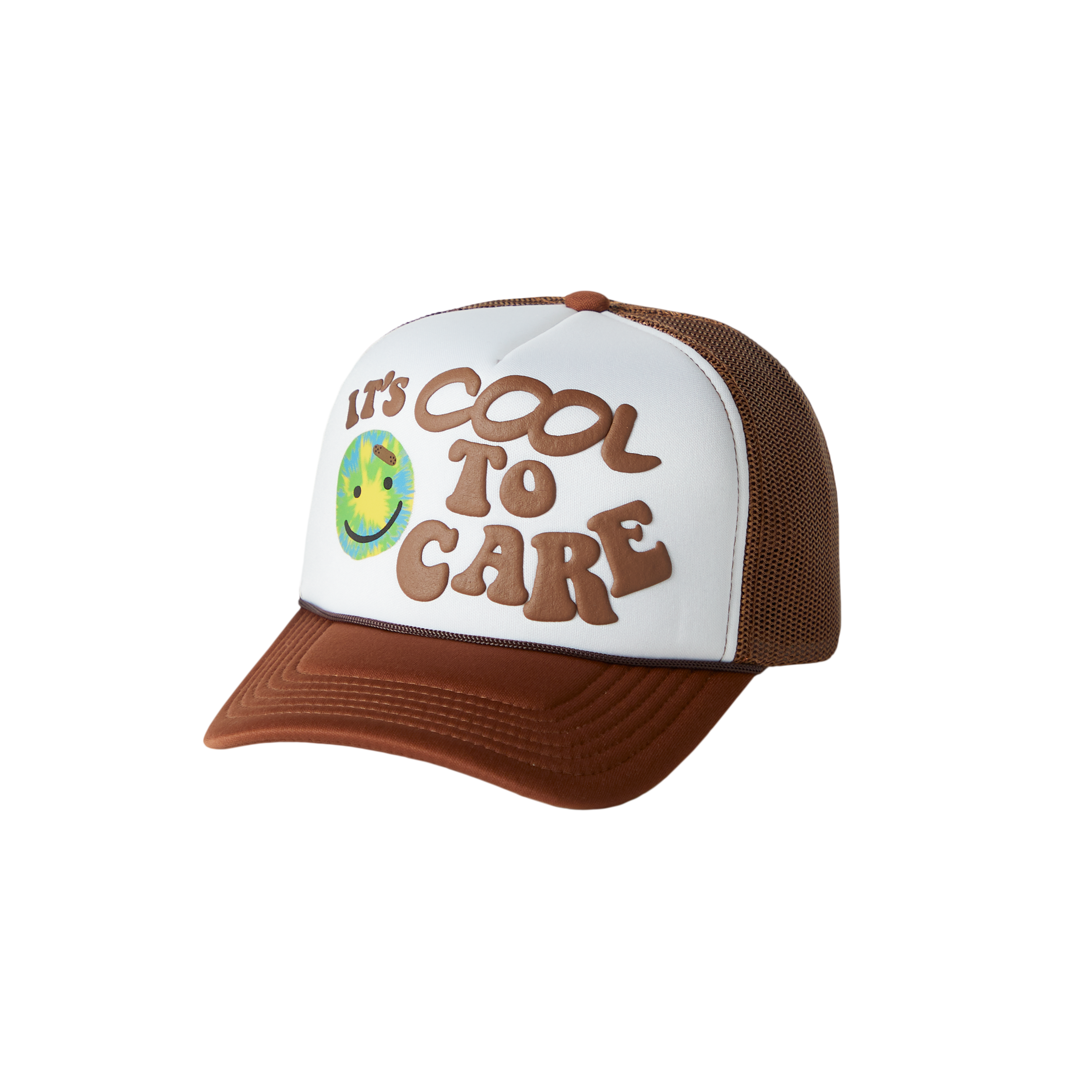 Cool to Care Hat-White/Brown